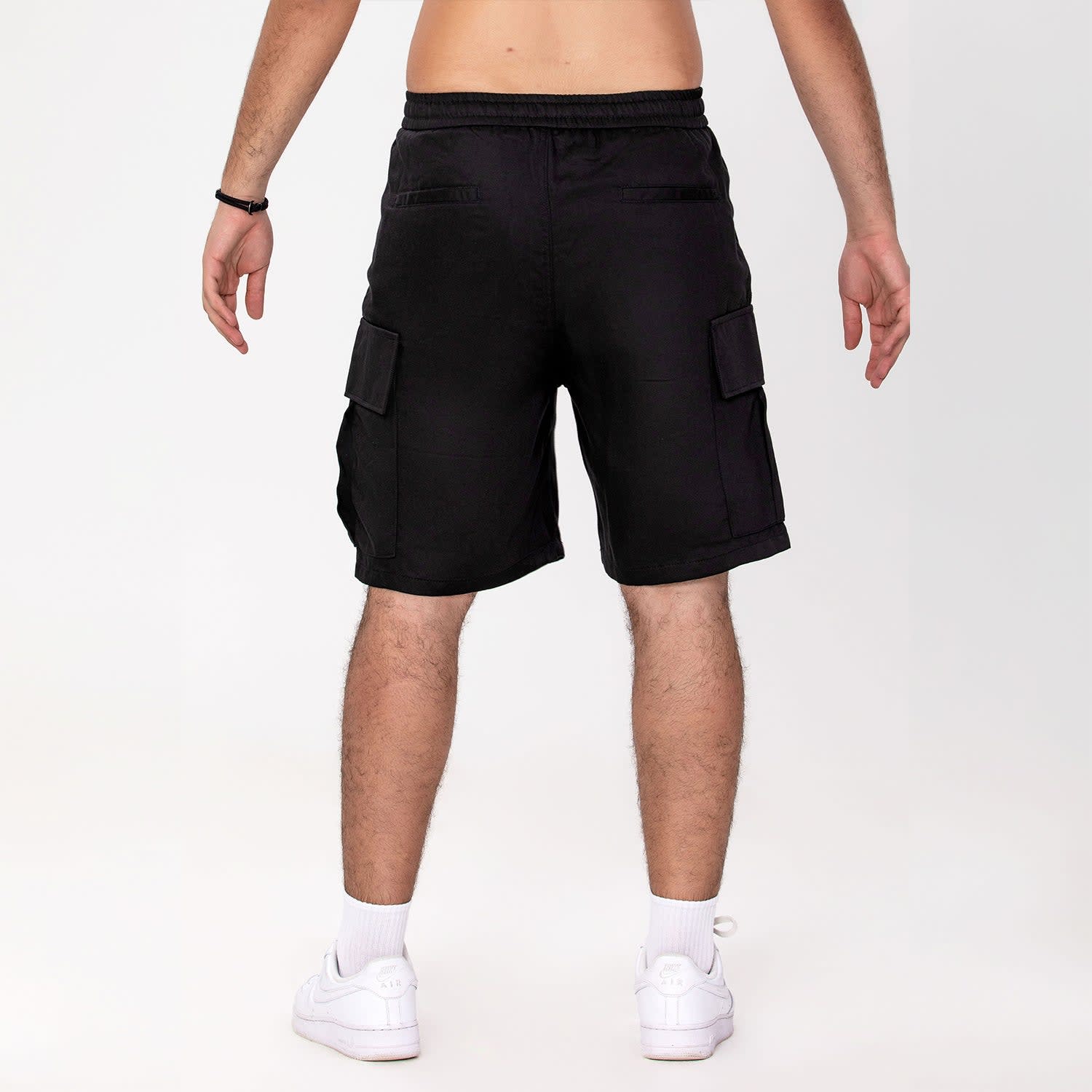 Cargo Style Shorts - Black | Smart and Joy | Wolf & Badger