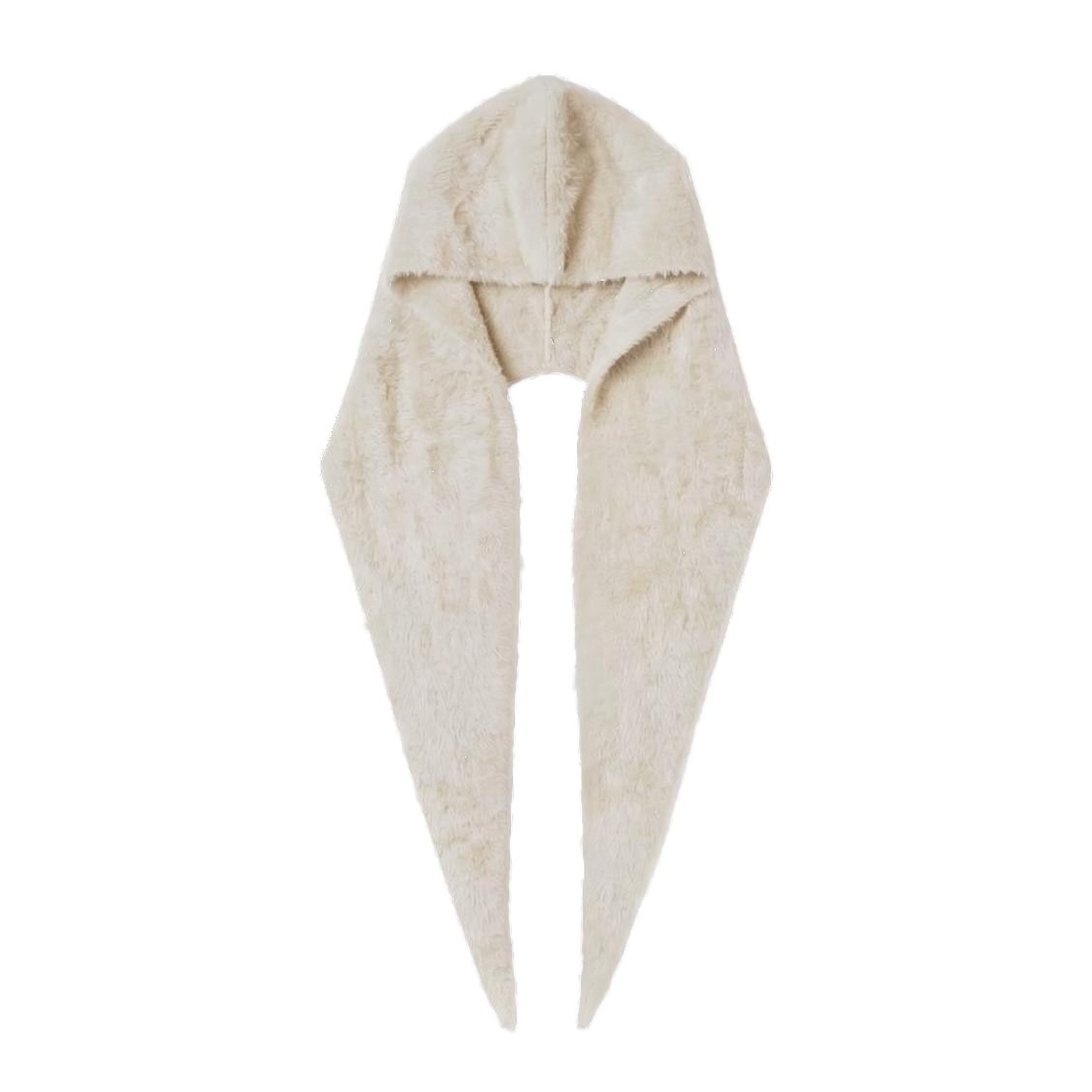 Nooki Design Women's White Baldwin Hooded Scarf - Cream