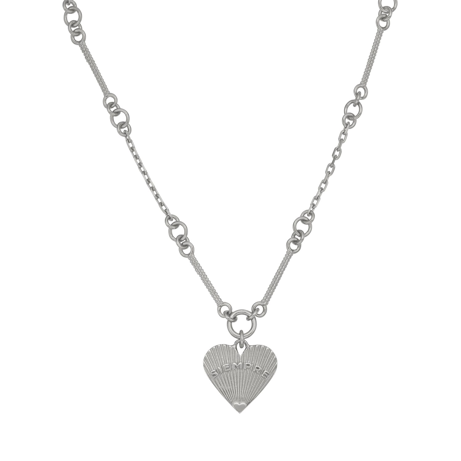 Zoe And Morgan Women's Siempre Necklace Silver