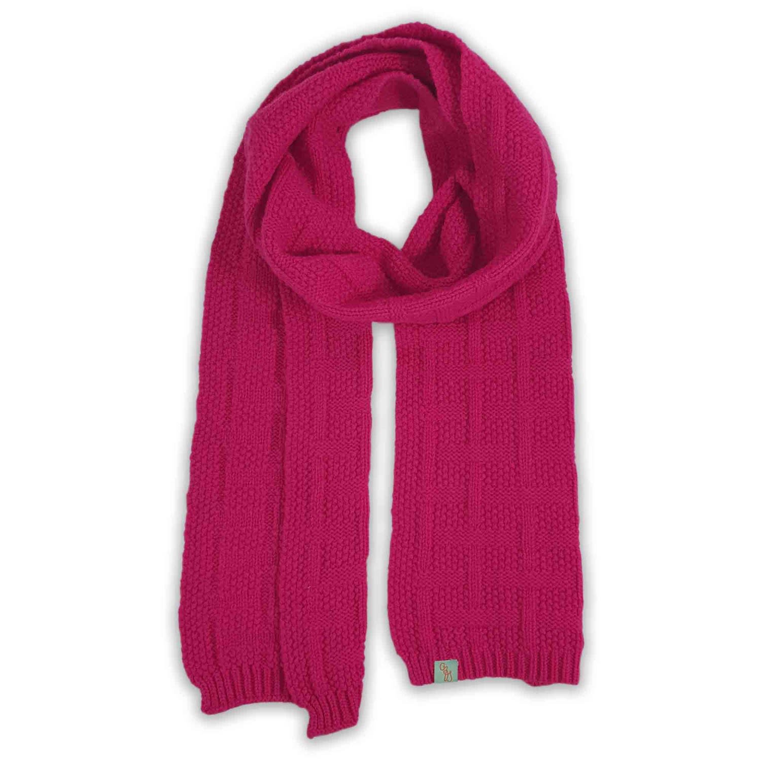 Women’s Pink / Purple Scarves - Basketcase - Grenadine Pink Otto & Spike