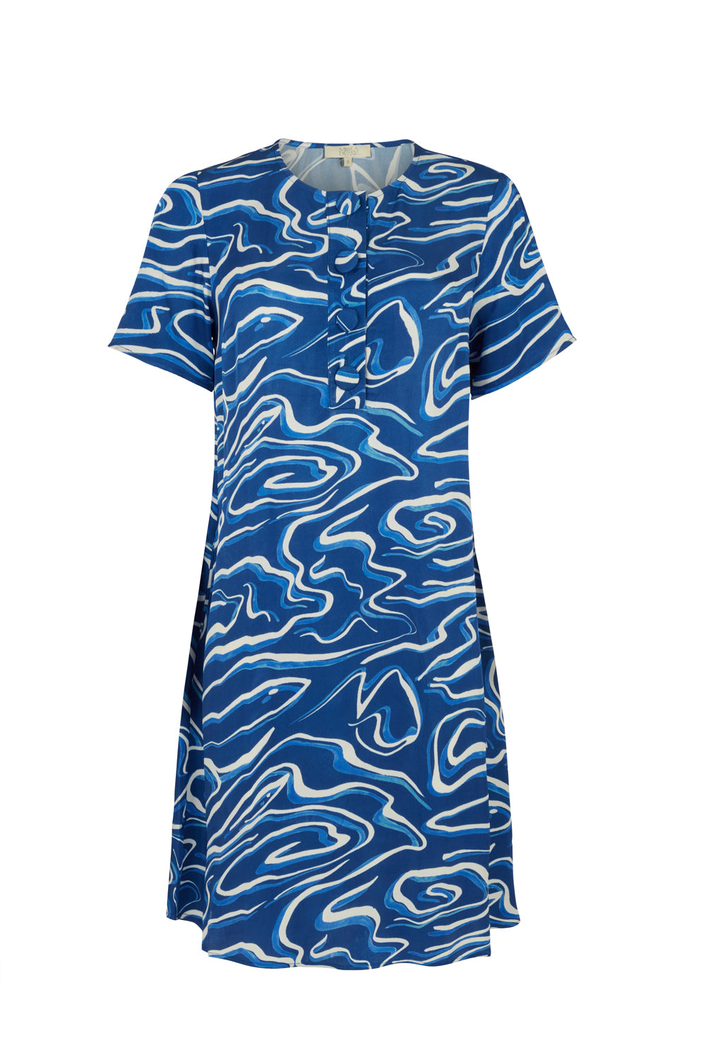 Women’s Jane Blues Wave Dress Small Mirla Beane