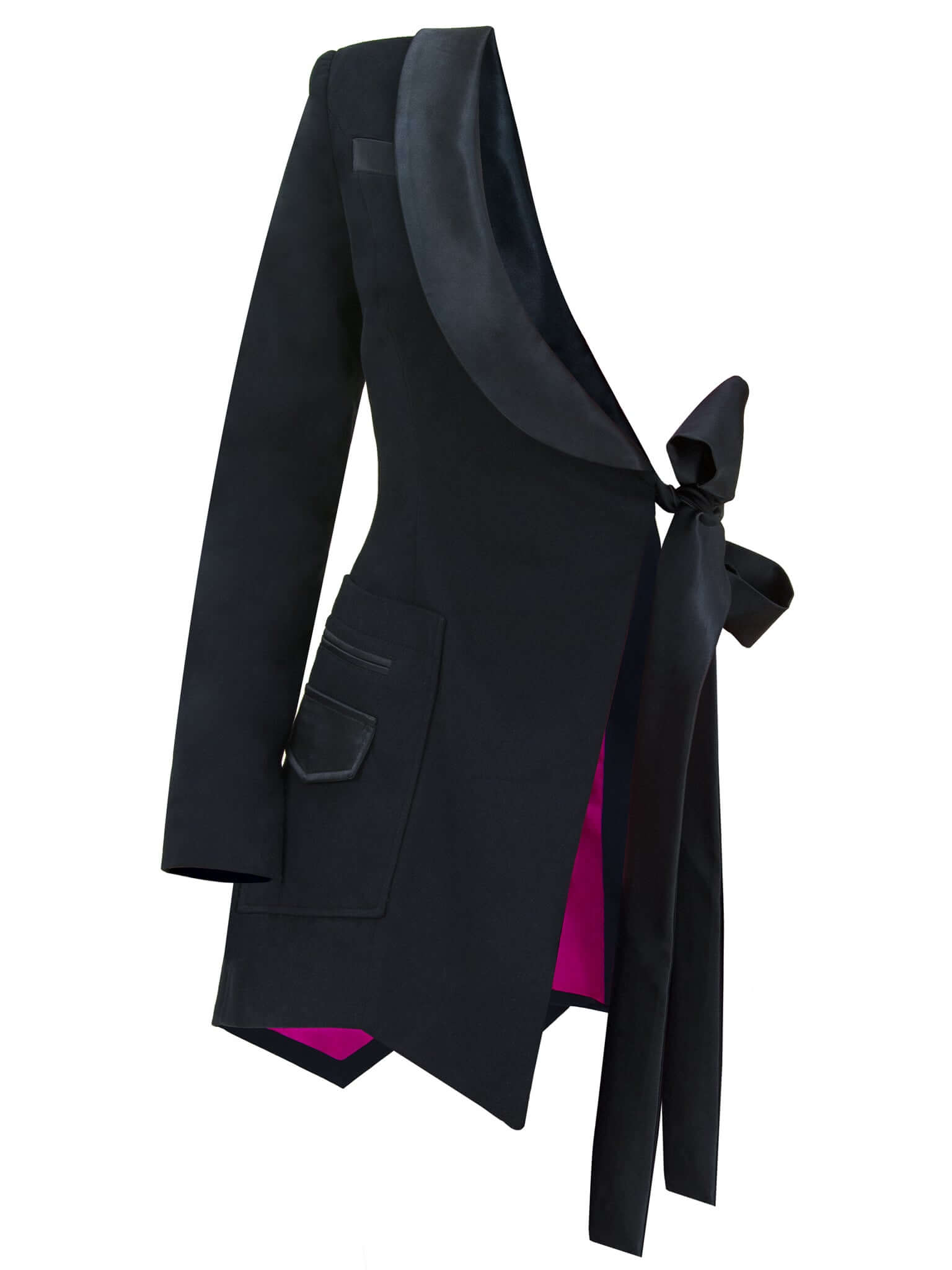 Delada Classic Half Blazer - Black | Garmentory