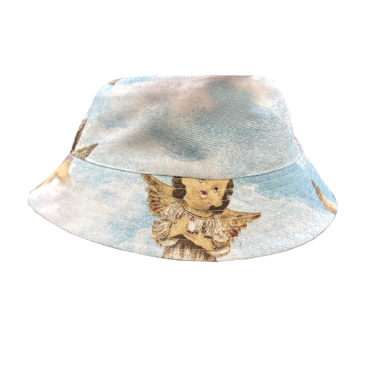 Men's Unisex Boujee Blue Sky Print Bucket Hat | Quillattire