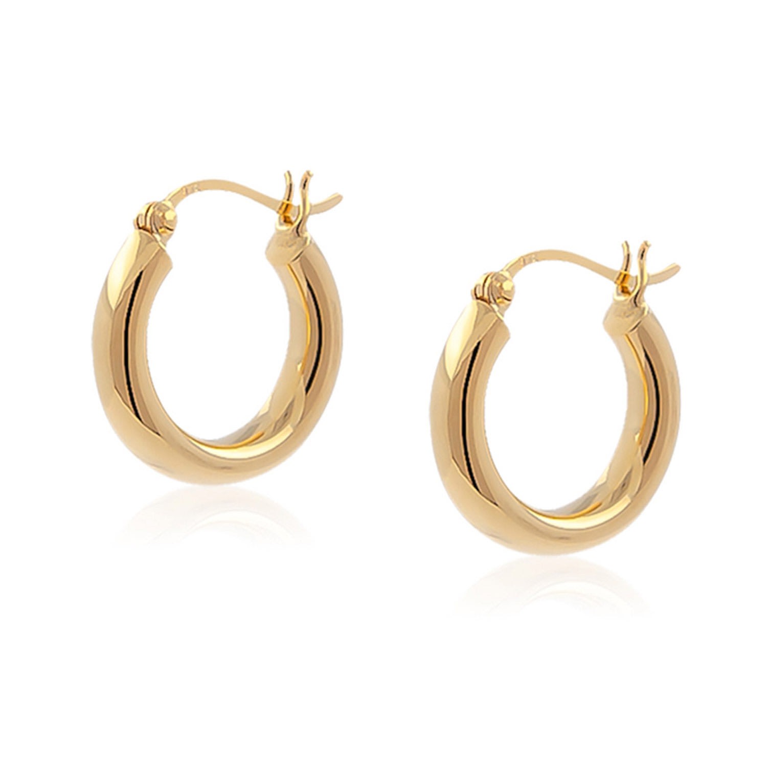 Women’s Gold Creole Chunky Hoop Earrings Côté Caché