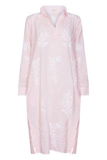 Women’s Pink / Purple White Embroidered Tourist Dress Cotton Light Pink Small Nologo-Chic