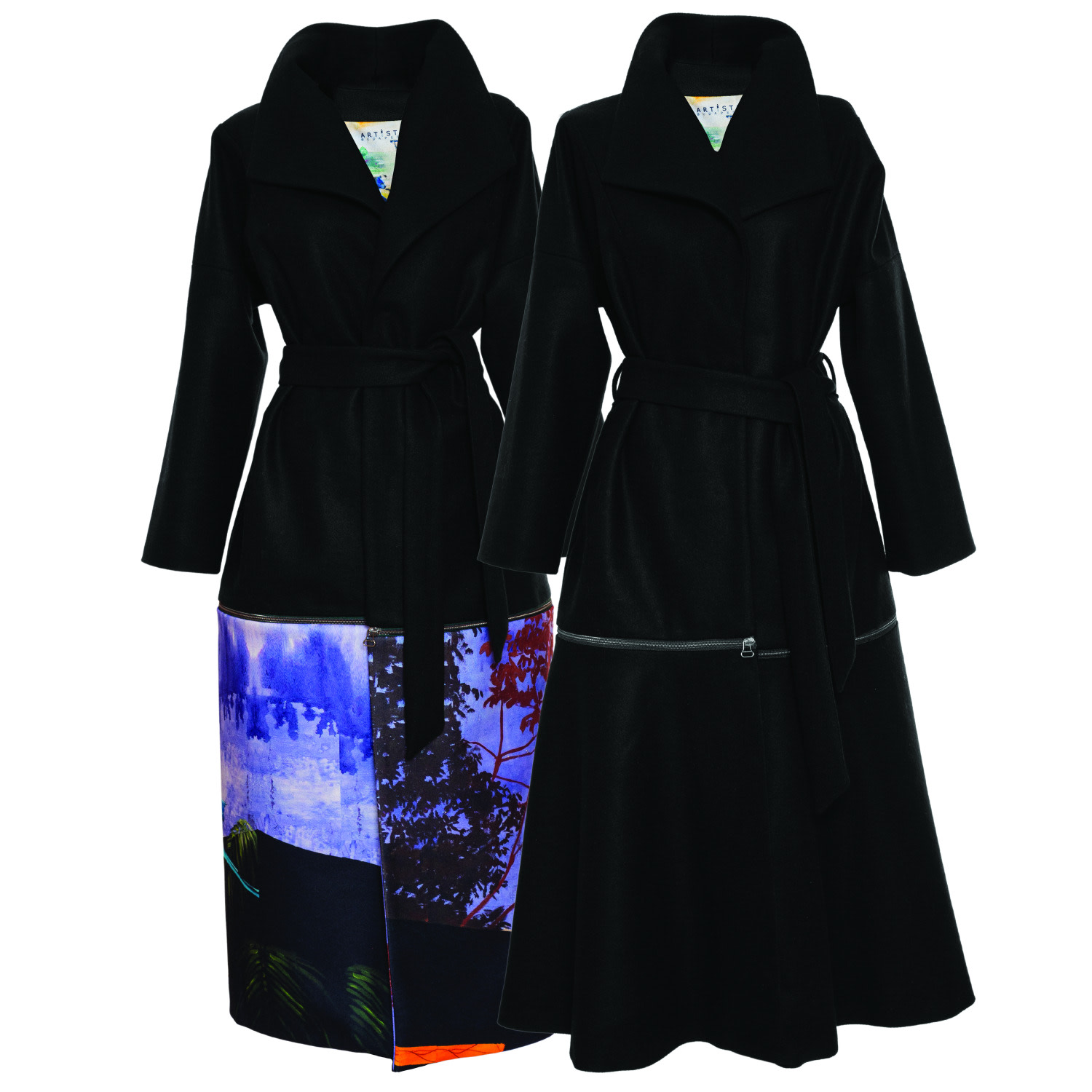 Artista Women's Miracle Coat Black In Black