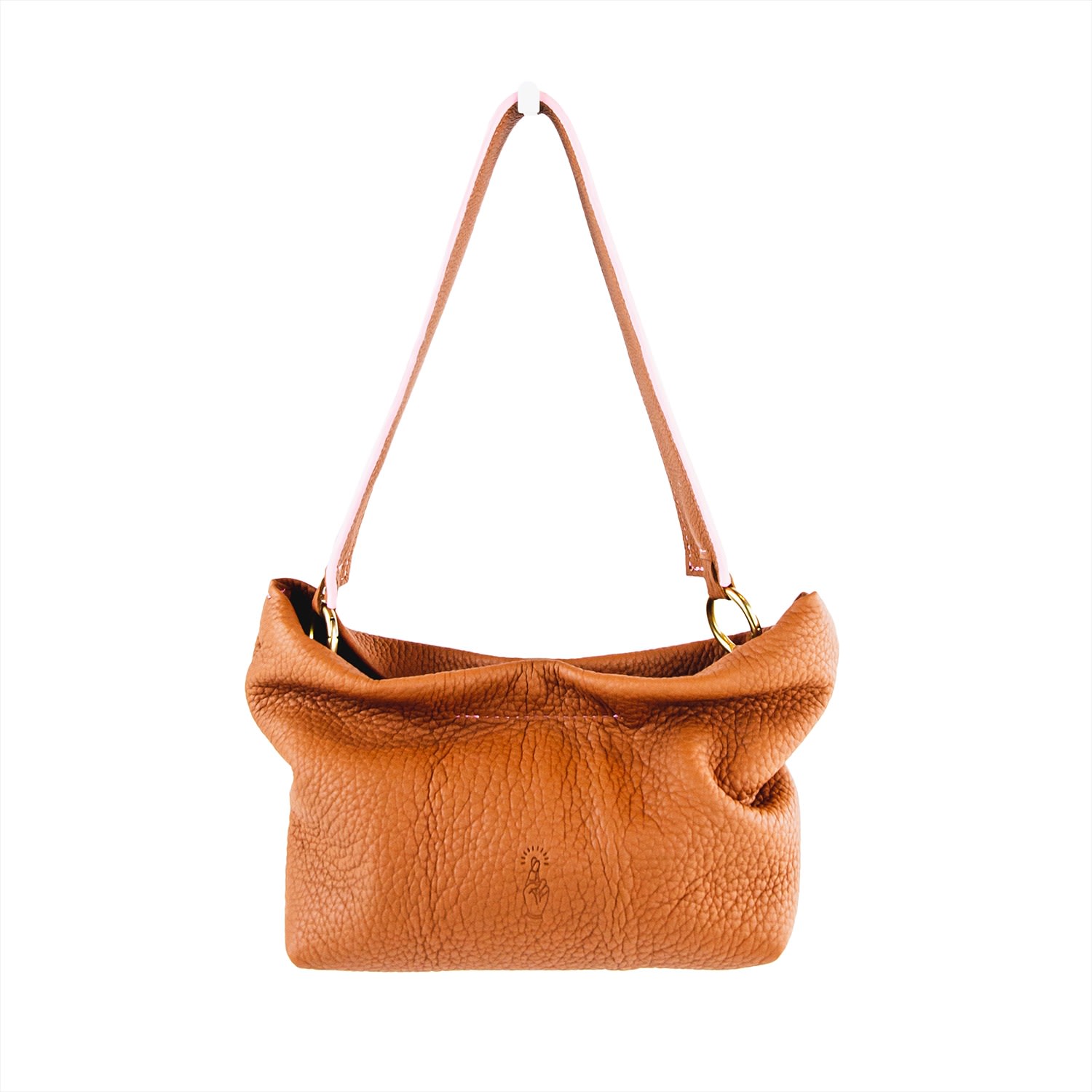 Women’s Brown Elle Baguette - Pebbled Caramel Honeymouth