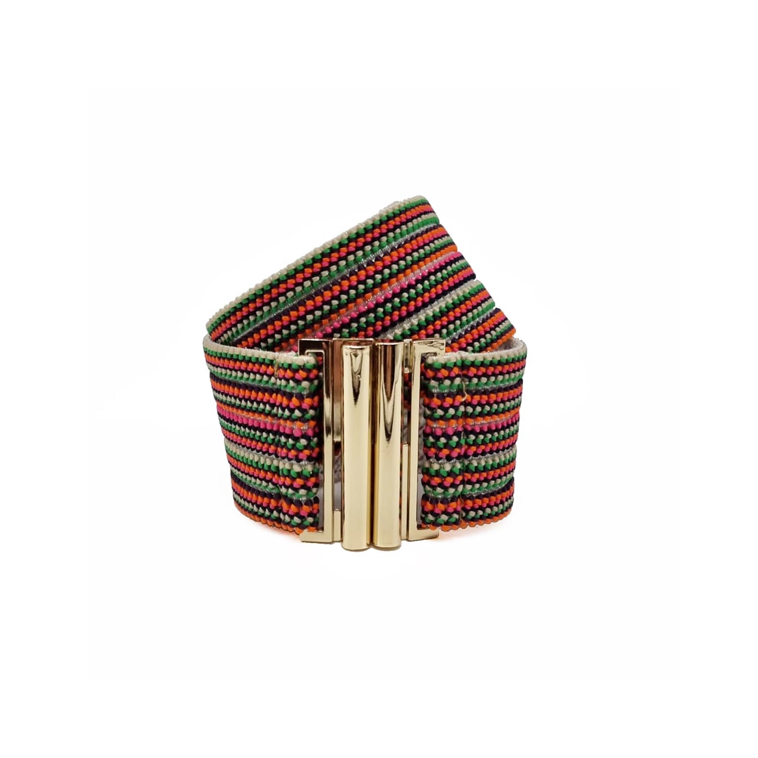 Nooki Design Women's Pink / Purple Carnival Elastic Belt -multi In Pink/purple