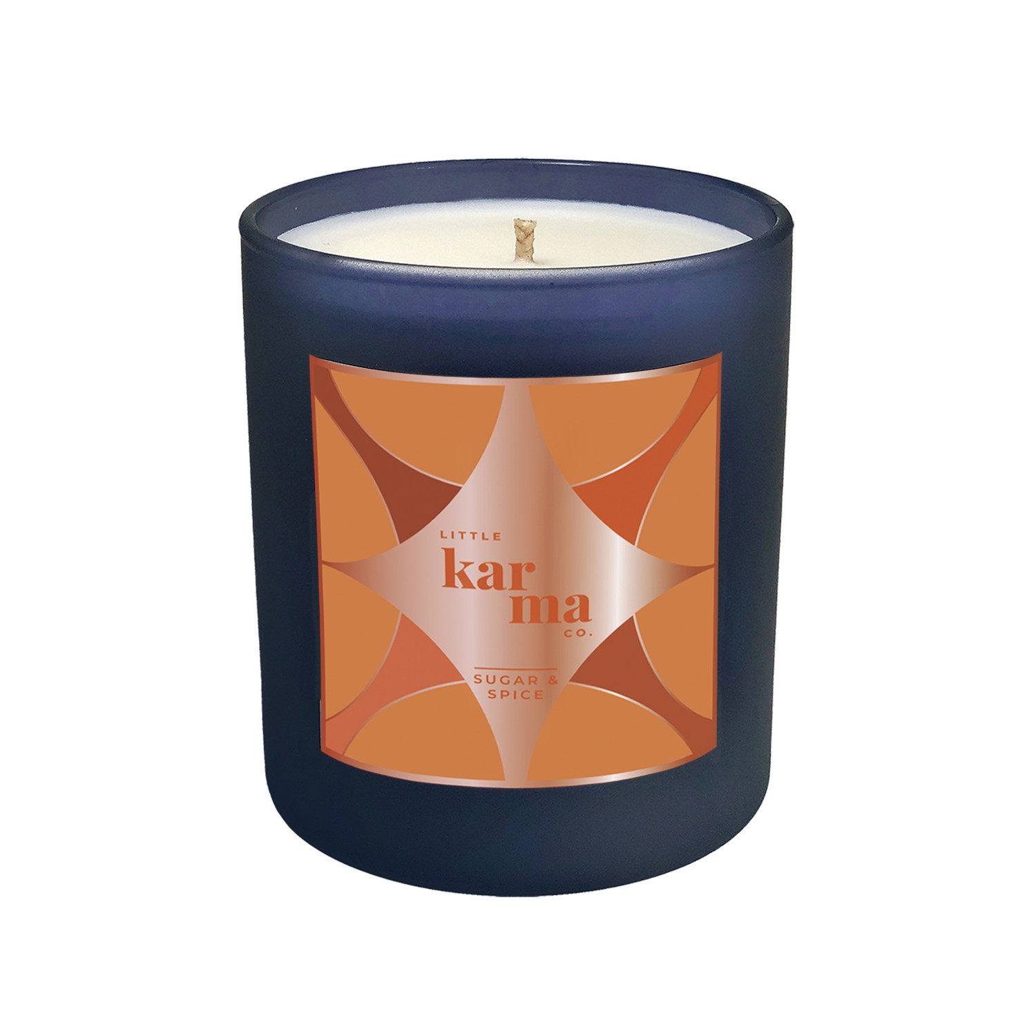 Little Karma Co. Ltd Blue Sugar & Spice - Winter Spice & Ginger Christmas Large Candle