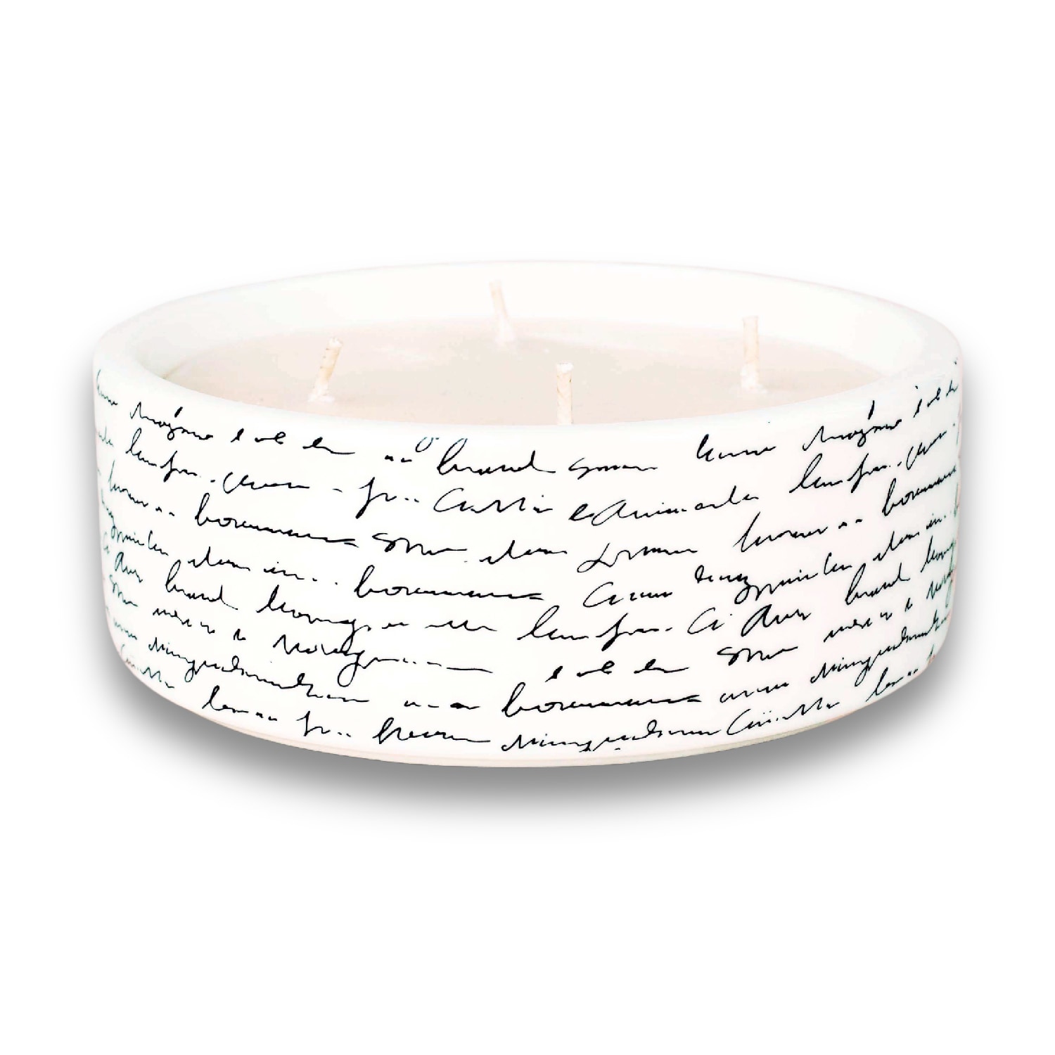 Inkrypt London Black / White A Few Words Soy Candle - Patchouli & Vanilla Fragrance