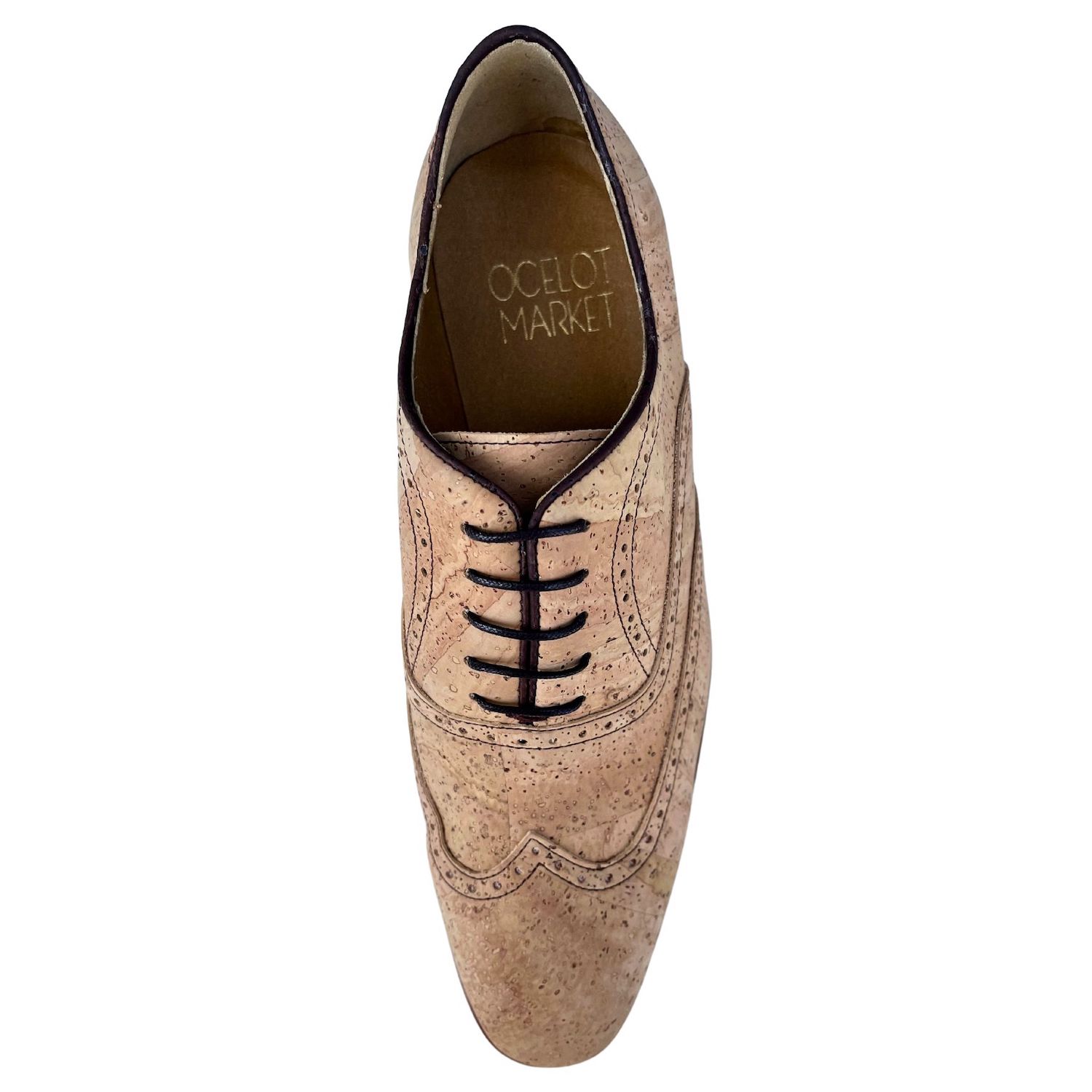 Ocelot Market Neutrals / Brown Men's Cork Brogue