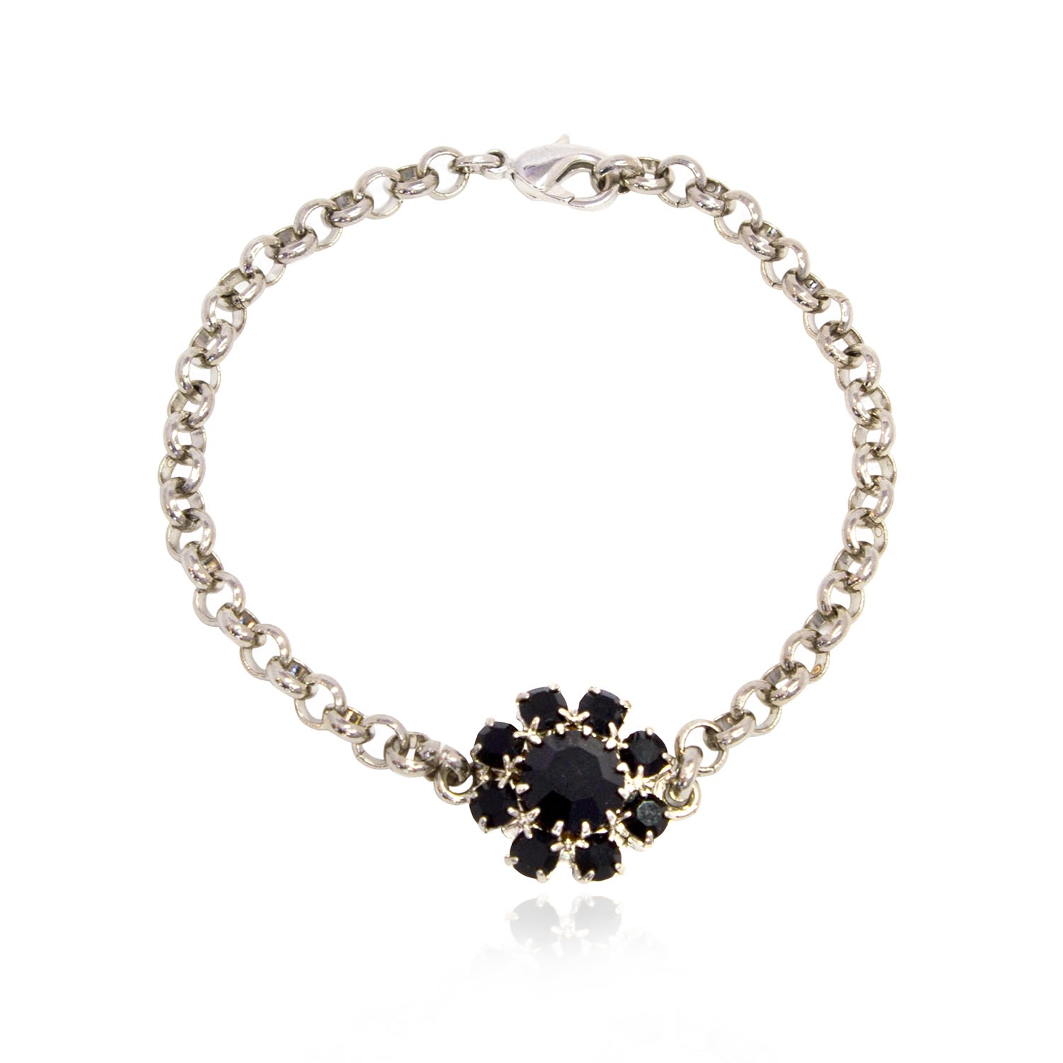Rosaspina Firenze Women's Florentine Garden Bracelet In Black In Black