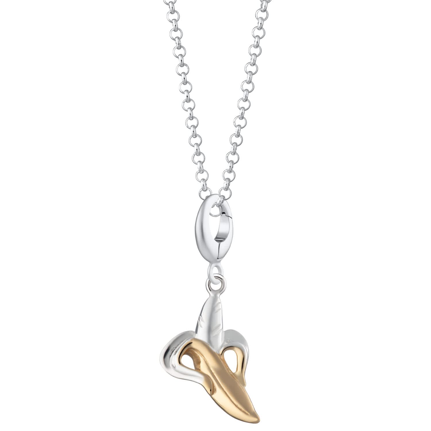 Sterling Silver Banana Charm Necklace | Lily Charmed | Wolf & Badger