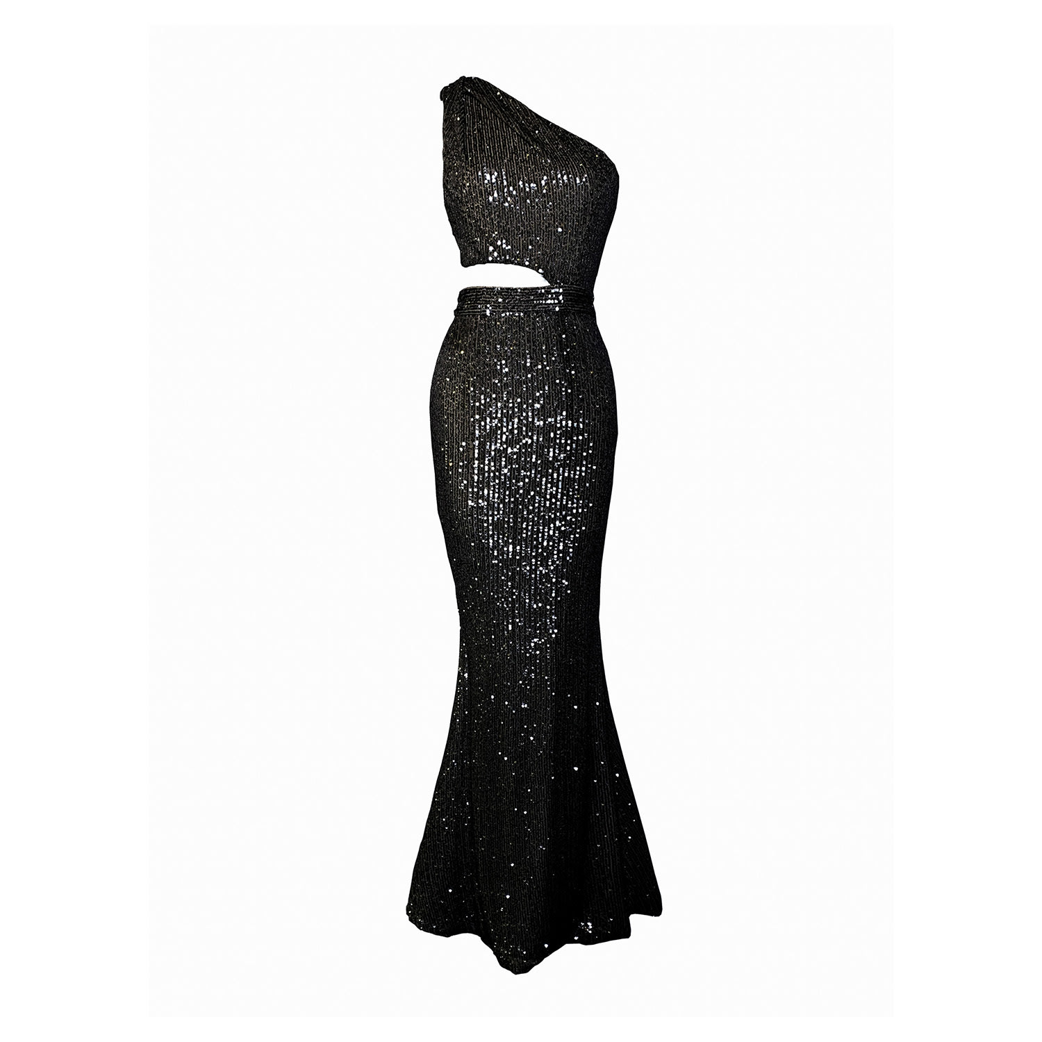 Women’s Tienna Gown - Sequinned Black Small Emma Wallace