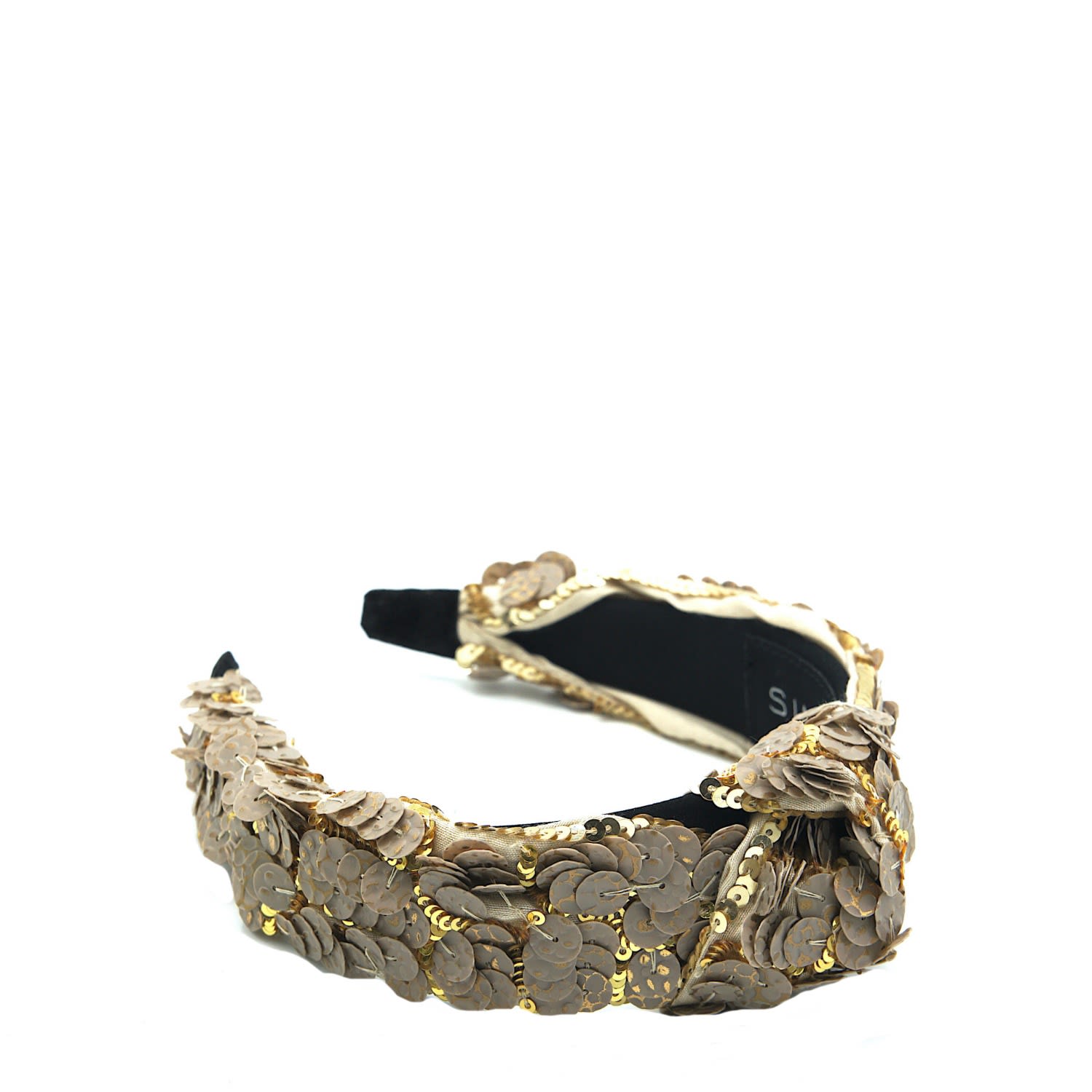 Women's Grey Kitsch Knotted Headband | Simitri