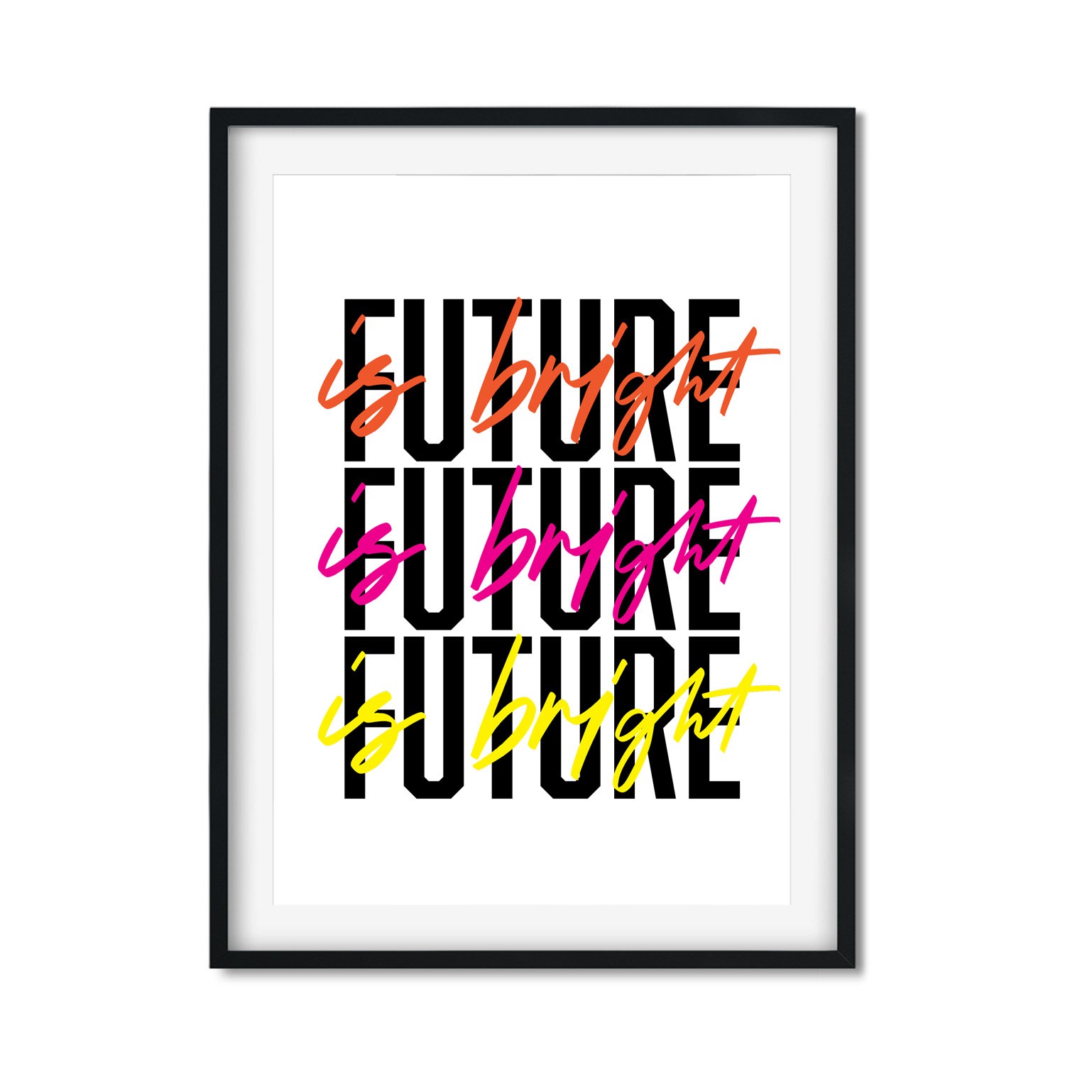 Future Is Bright A3 297 X 420Mm The Native State