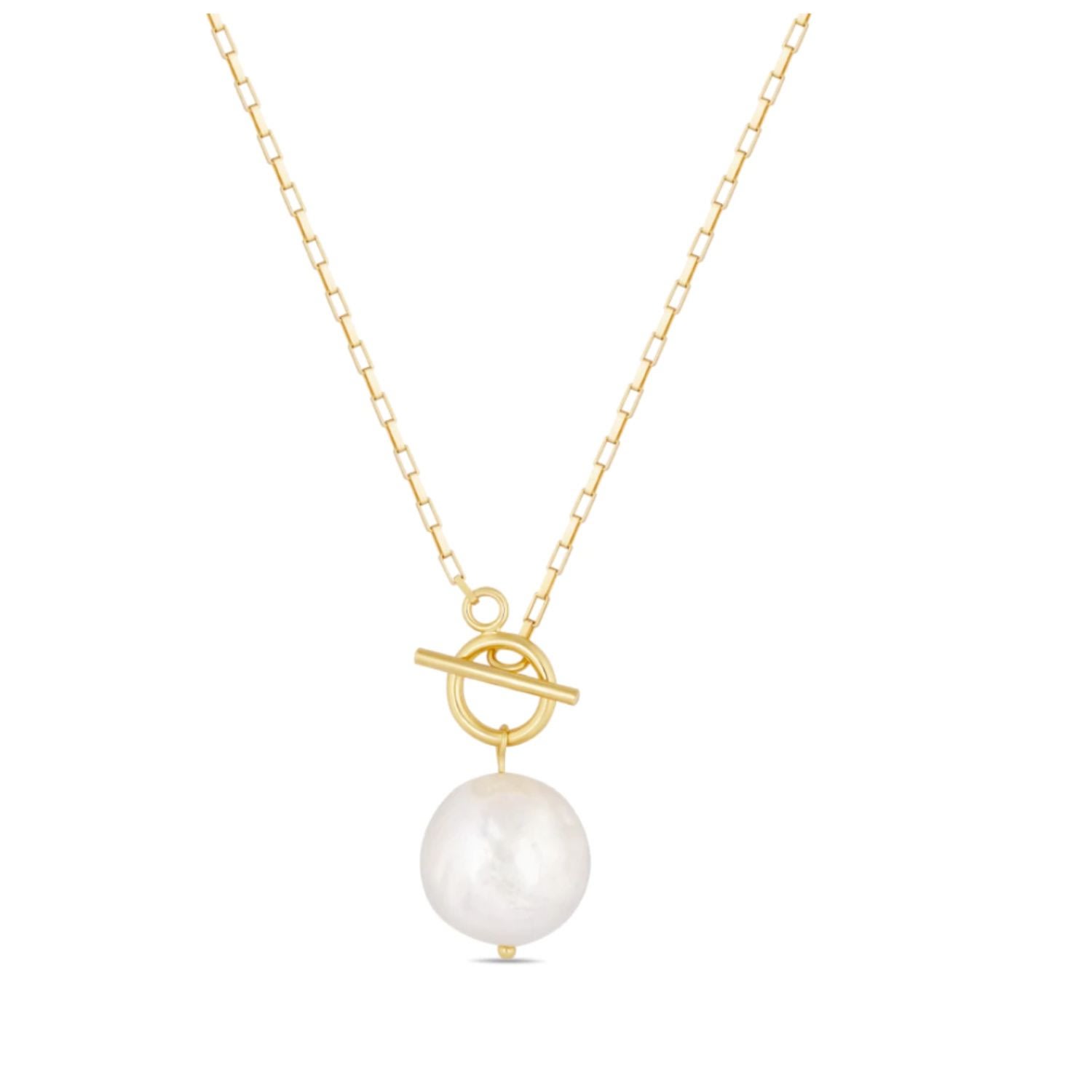 Women’s Gold Chantra Necklace With A Pearl Sara Shala Design