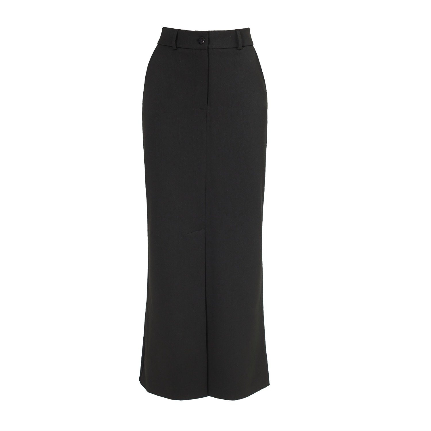 Pencil Maxi Skirt With Front Slit Black | Julia Allert Pencil Maxi Skirt With Front Slit Black | Julia Allert