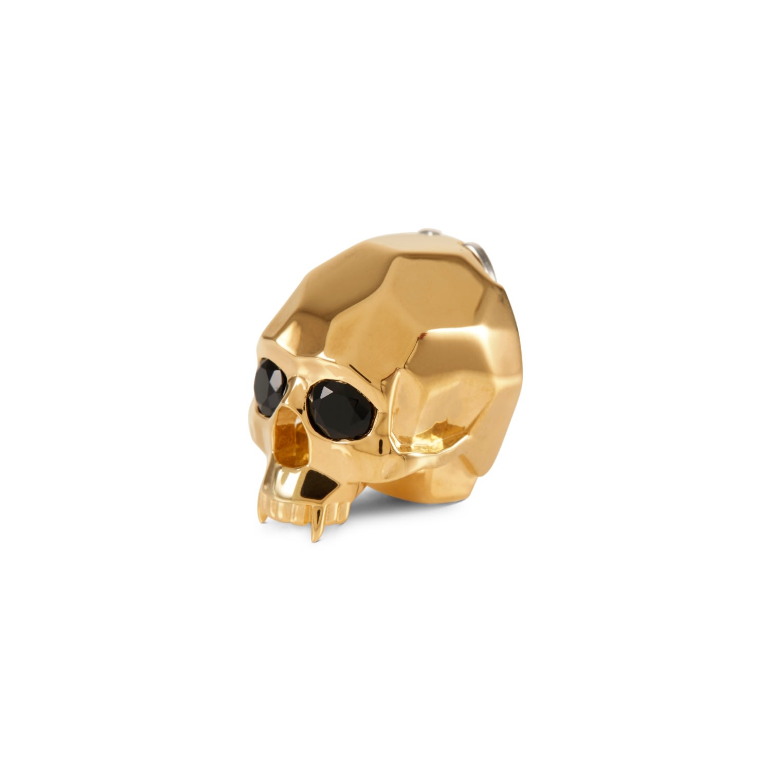 Men’s Vampire Skull Button Cover Gold Kasun