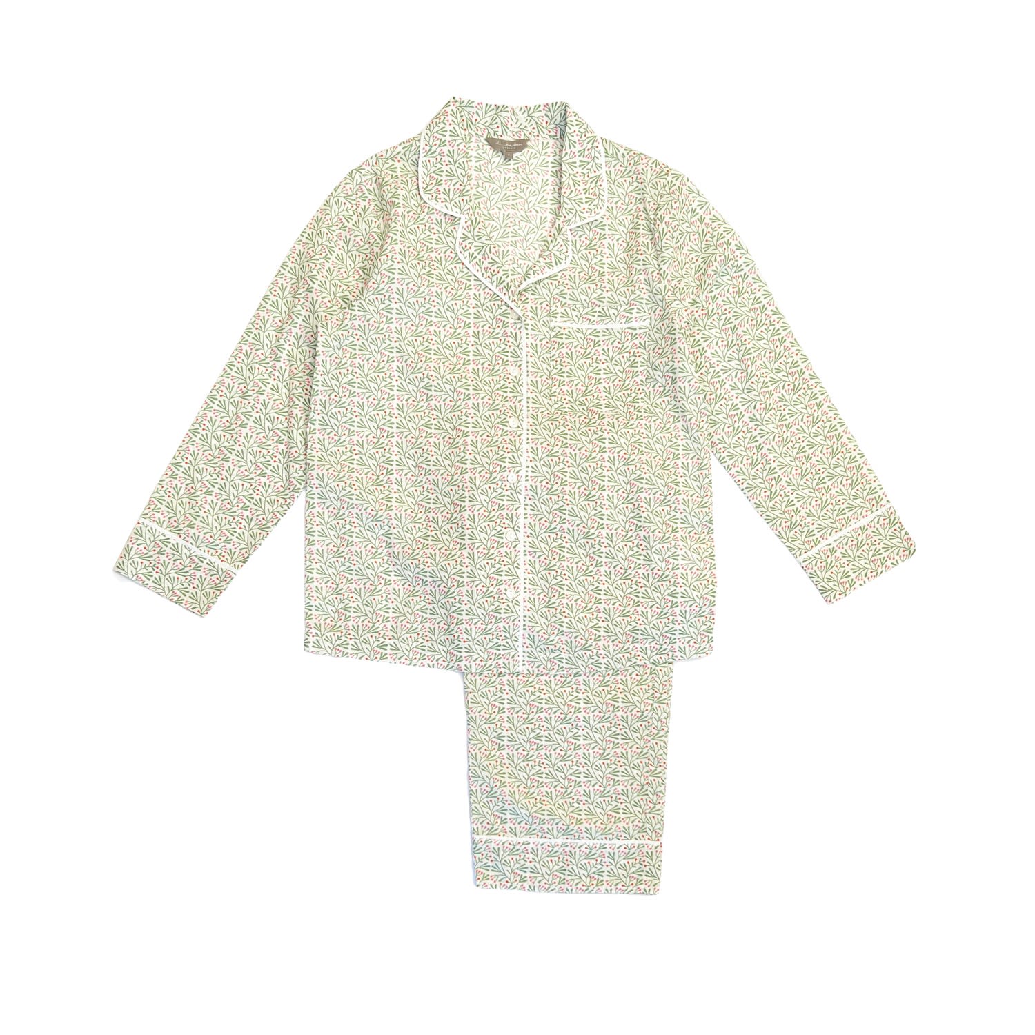 Lime Tree Design Women's Green Berry Pyjamas In Green