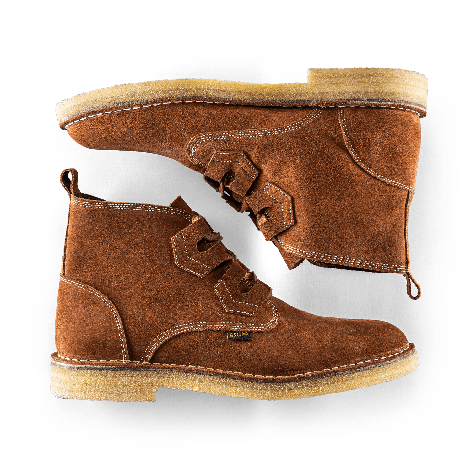 &sons Trading Co Men's Brown &sons Virgil Desert Boot In Brown