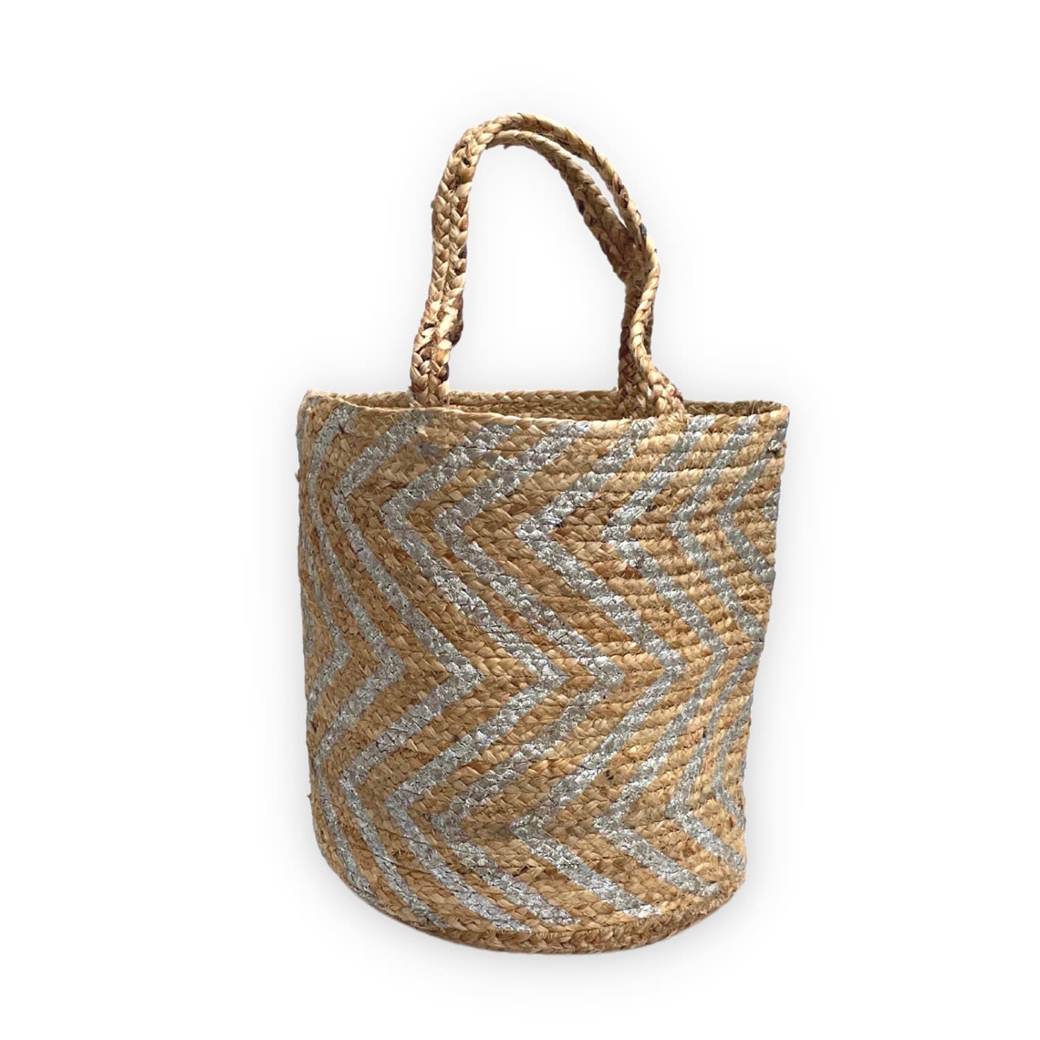 Vida Vida Women's Neutrals Jute Beach Tote Bag In Gray