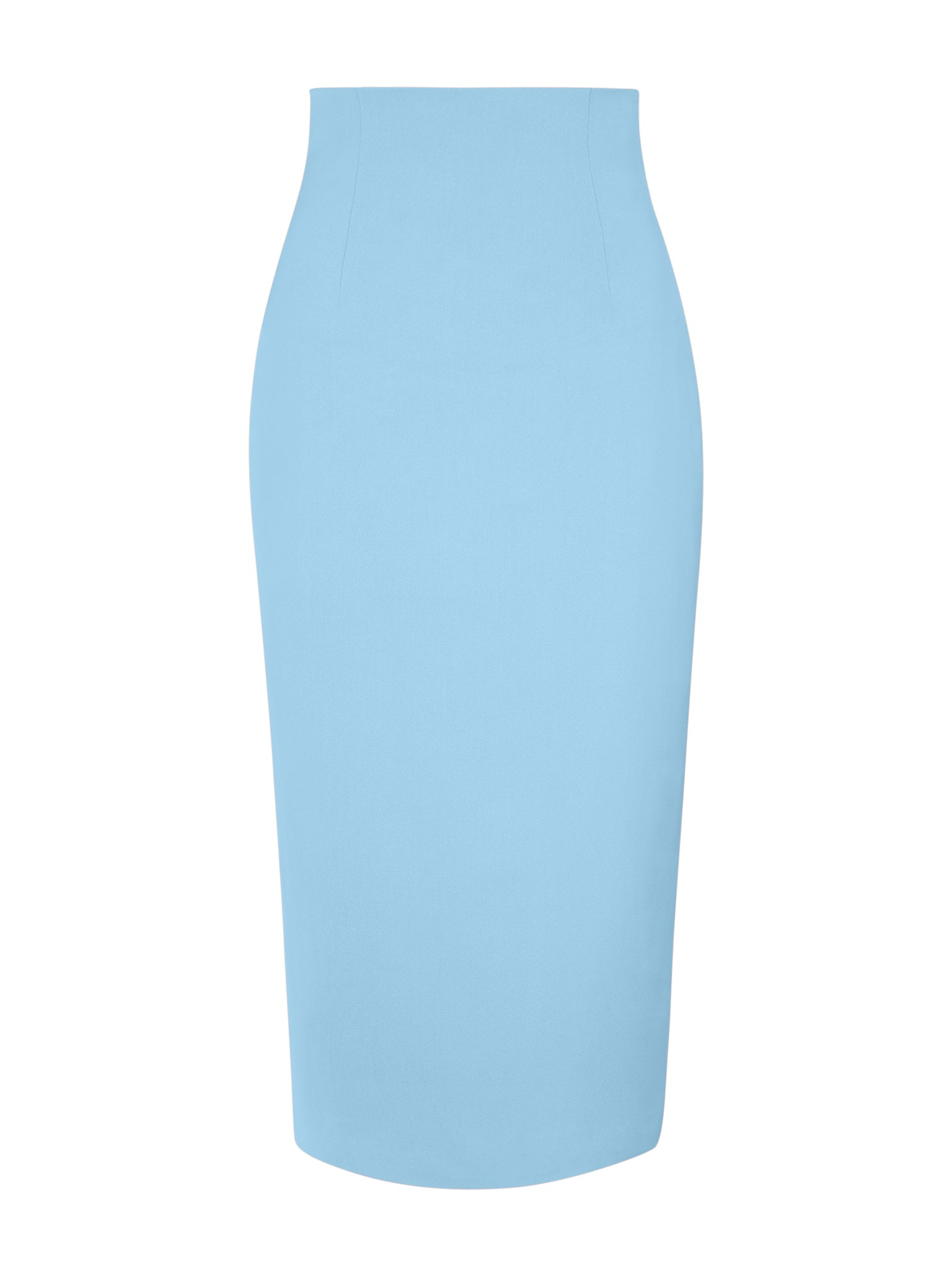 Tia Dorraine Women's High-waist Pencil Midi Skirt, Light Blue In Blue