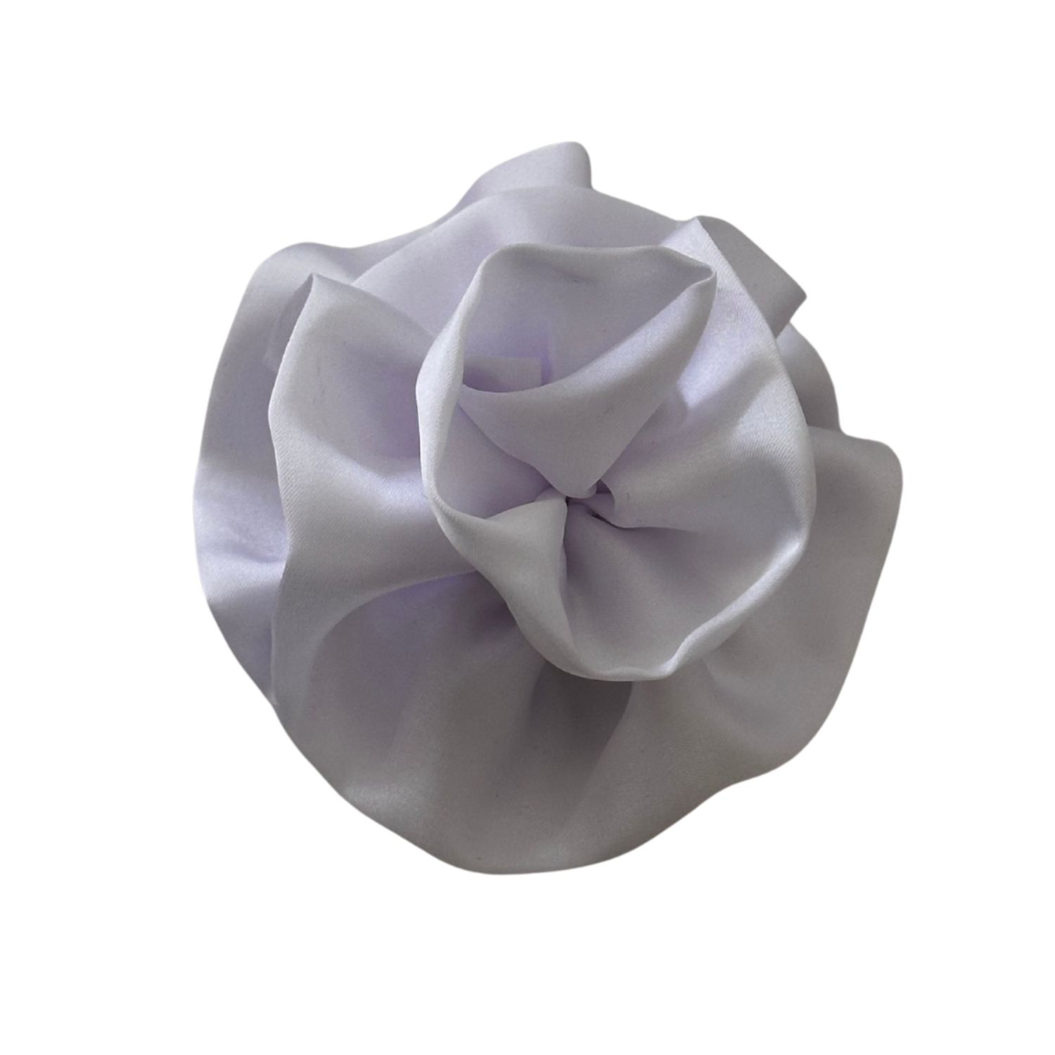 Sylki Women's Flower Hair Clip - White In White