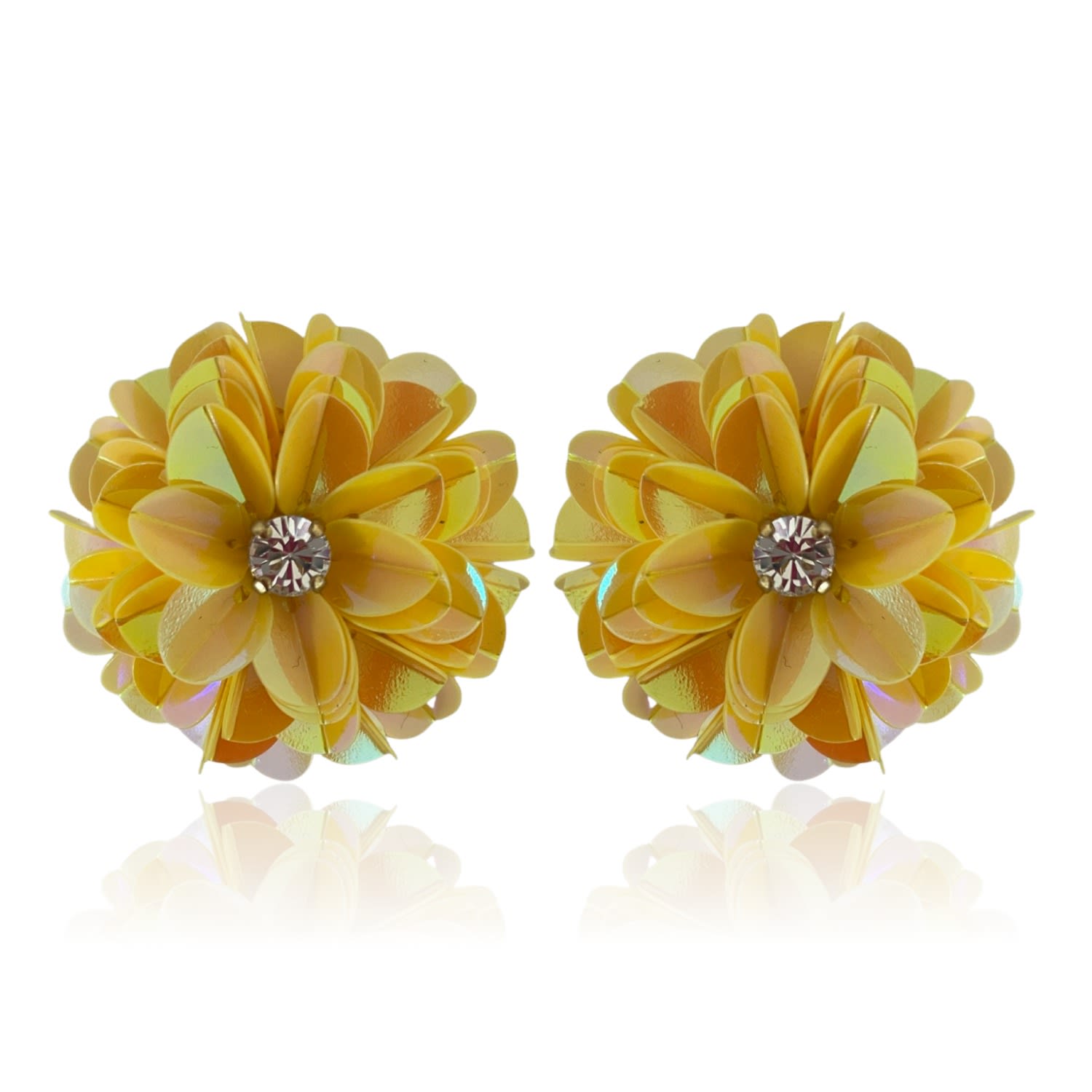 Women’s Yellow / Orange Blossom Studs Yellow Pinar Ozevlat