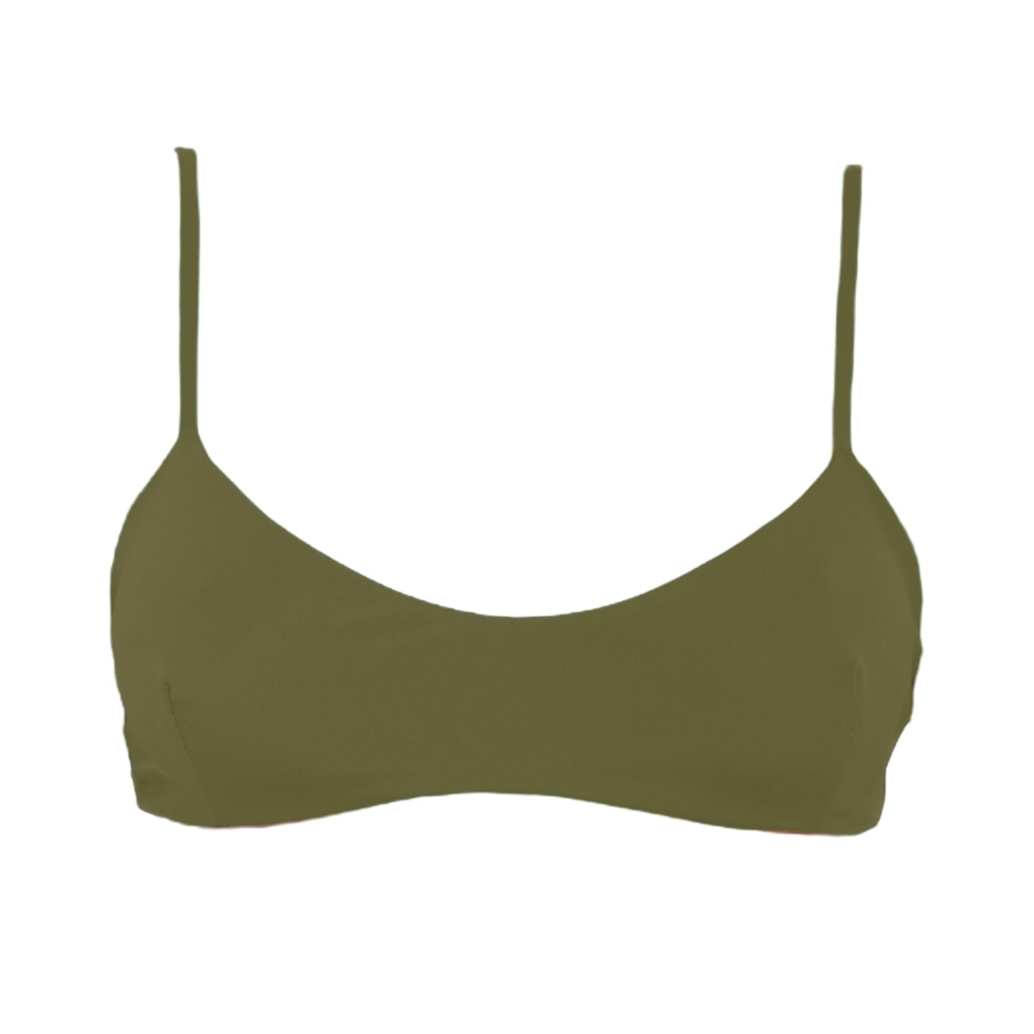 Rêve De Rive Women's Monet Hunter Green Bikini Top In Green