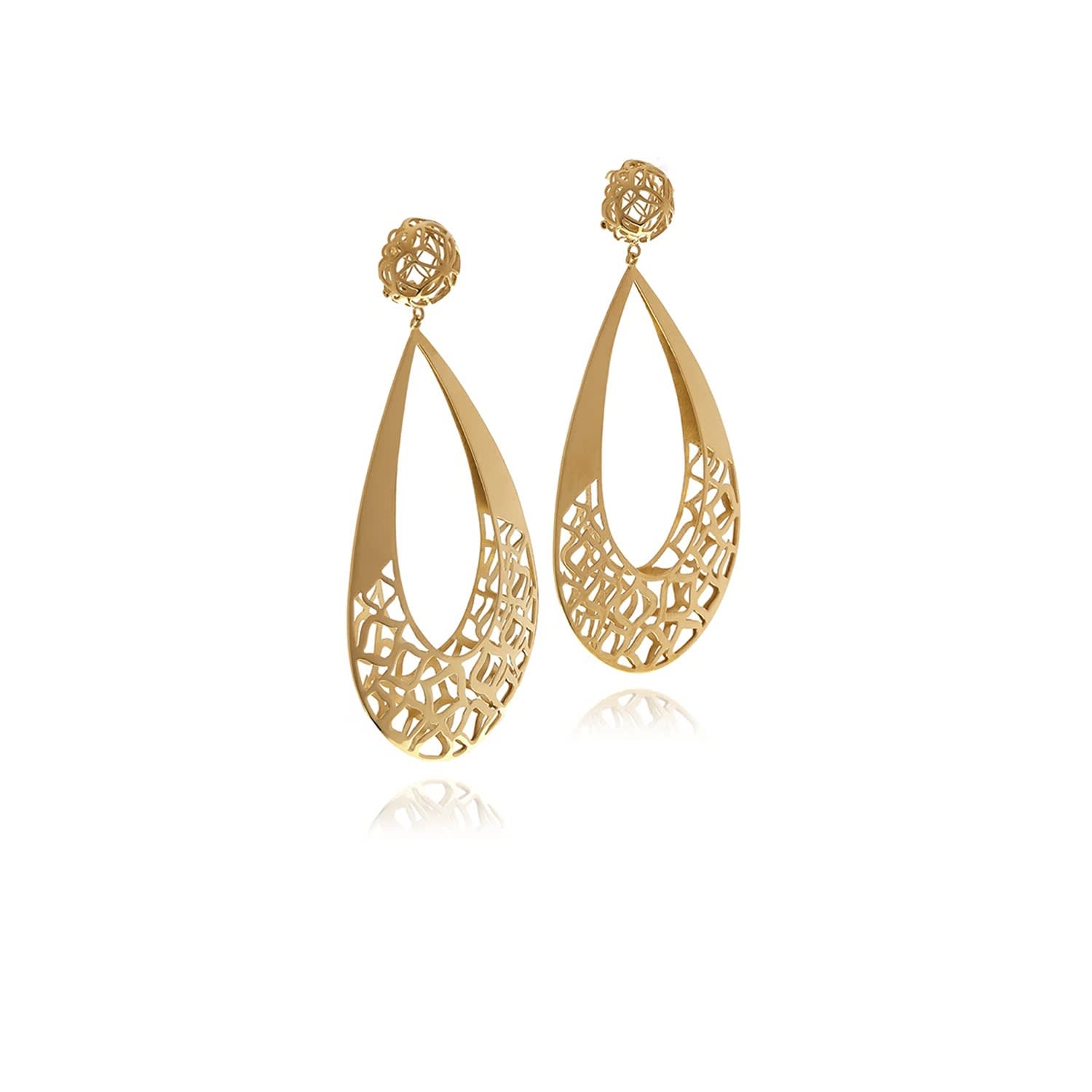Gloria Vanderbilt Womens Gold Tone Leopard Print Double Drop Fishhook  Earrings
