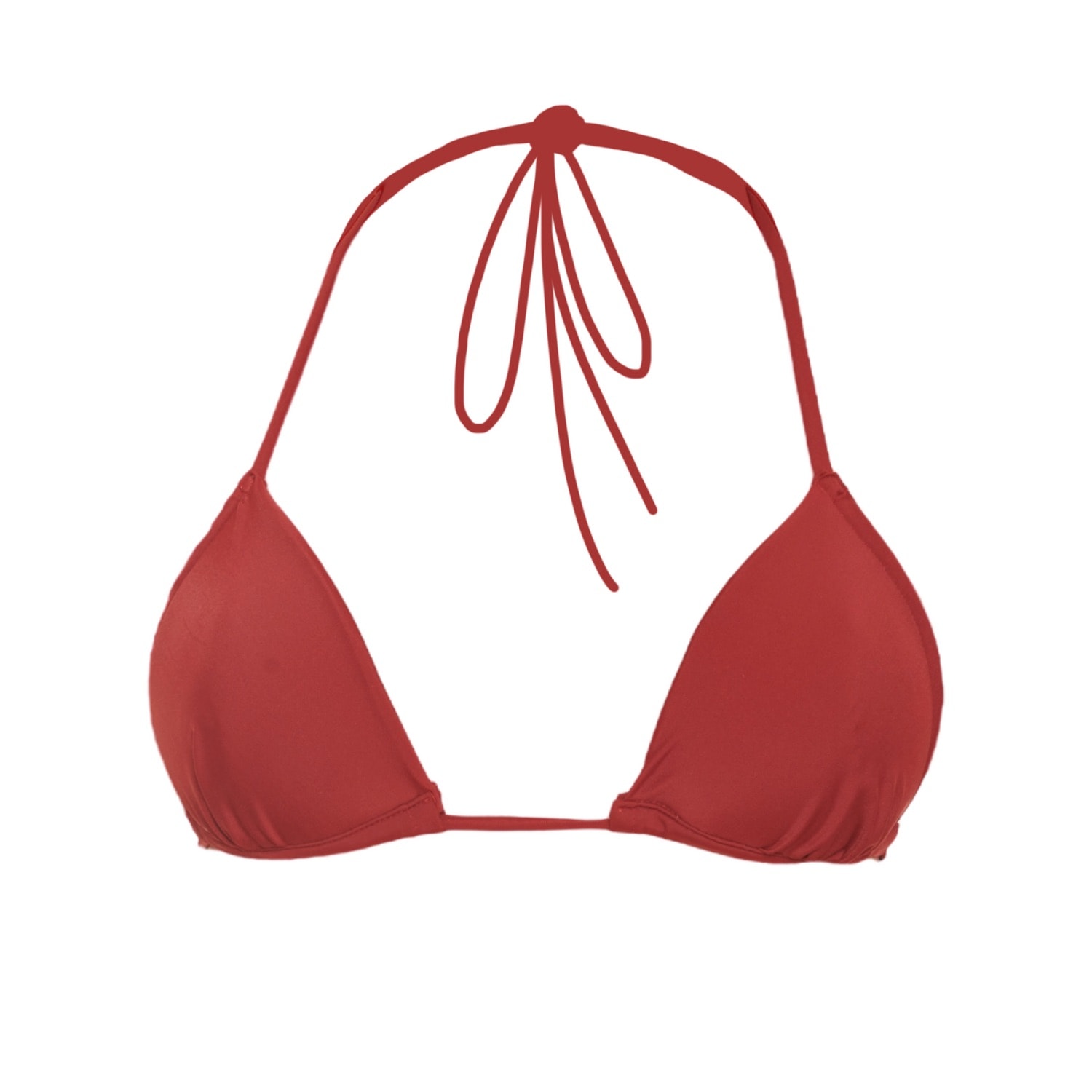 Rêve De Rive Women's Esmé Bordeaux Red Bikini Top In Red