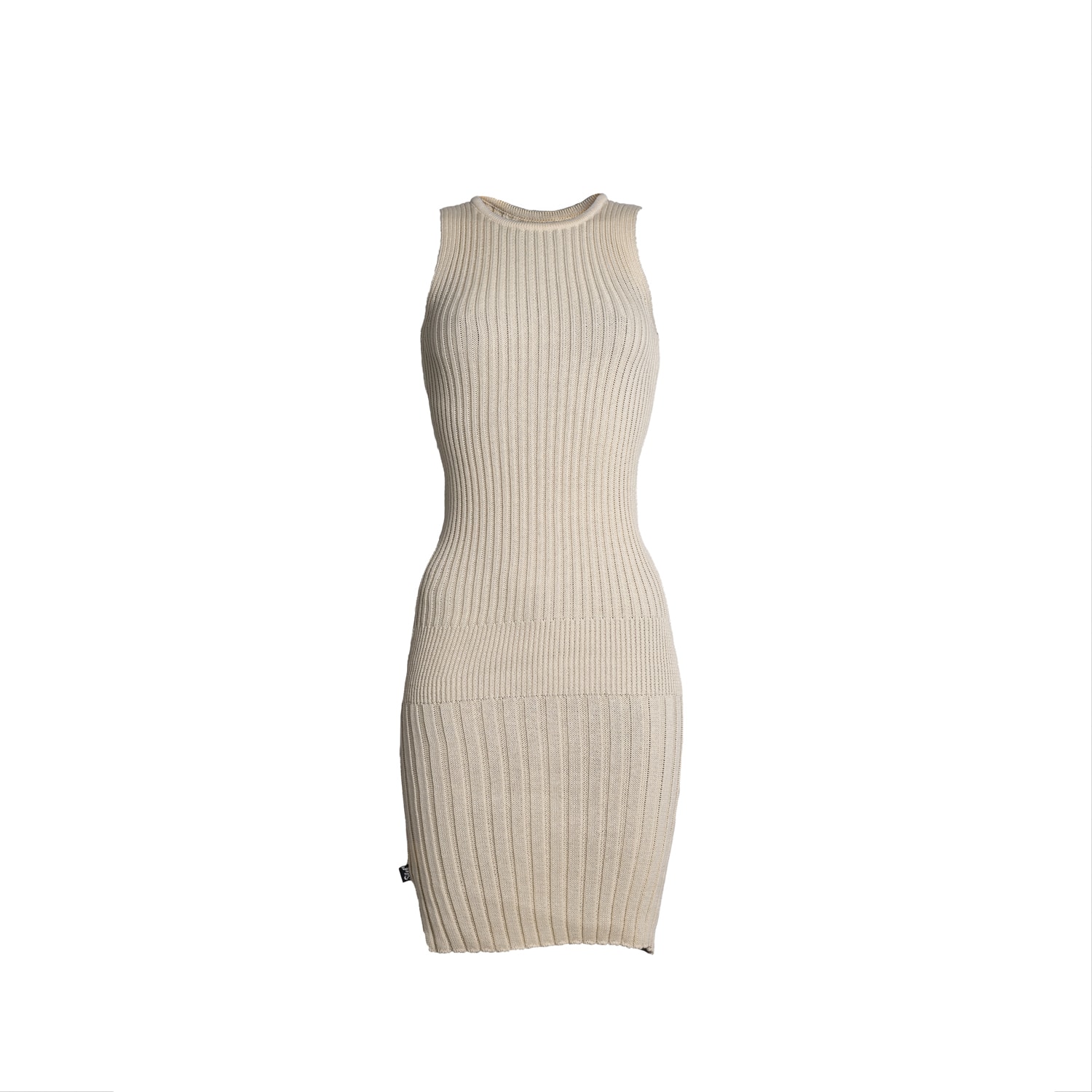 Women’s Neutrals Catwoman Round Neck Dress Butter One Size Sel Knitwear