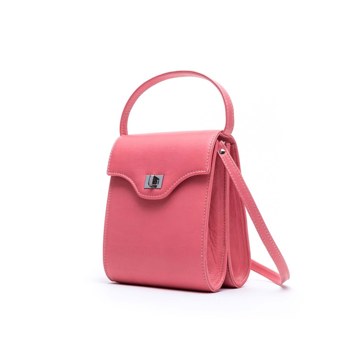 Women’s Pink / Purple Tokyo Bag - Pink Leather Danni Ro