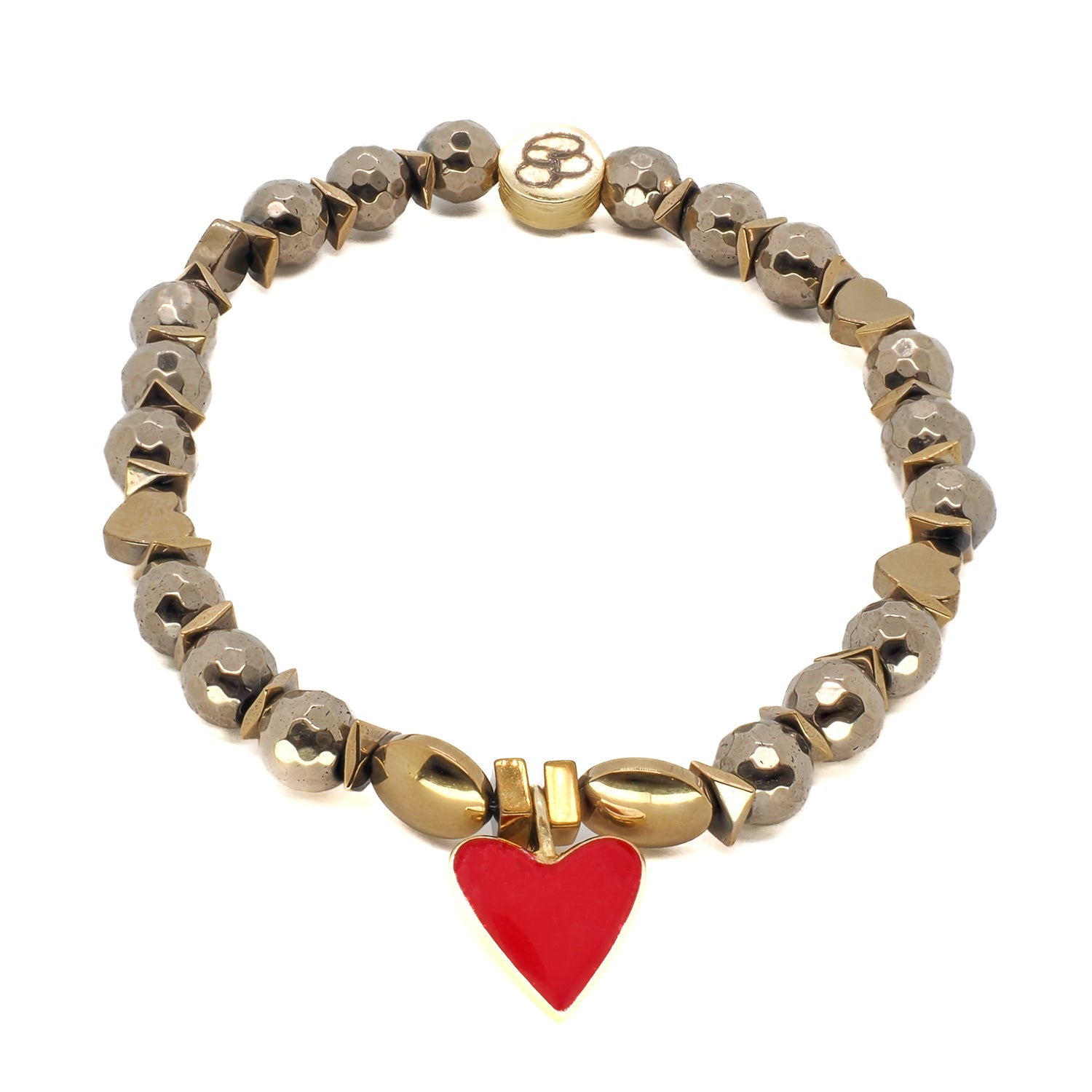 Red Heart Charm Clasp