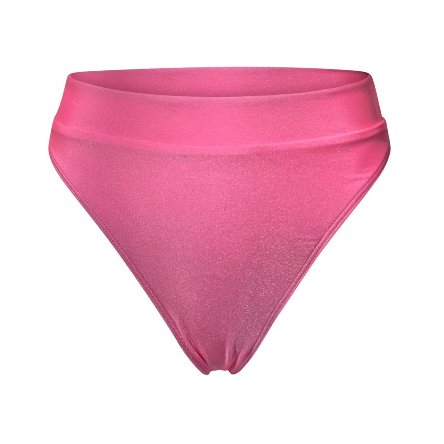 Madeleine Simon Studio Women's Pink / Purple Pink Cheeky High Waist Sporty Bikini Bottom