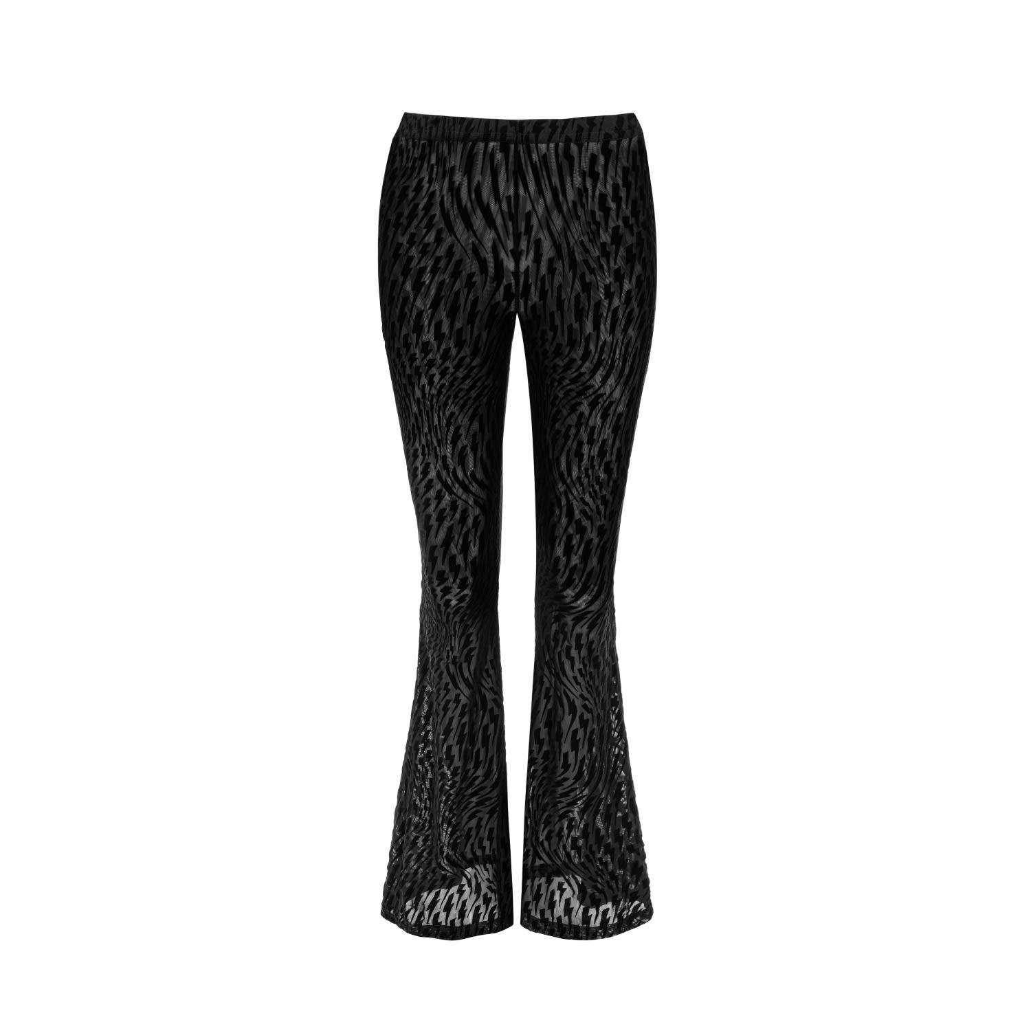 Women’s Thunderbeats Flared Black Pants Small Ekcentrik