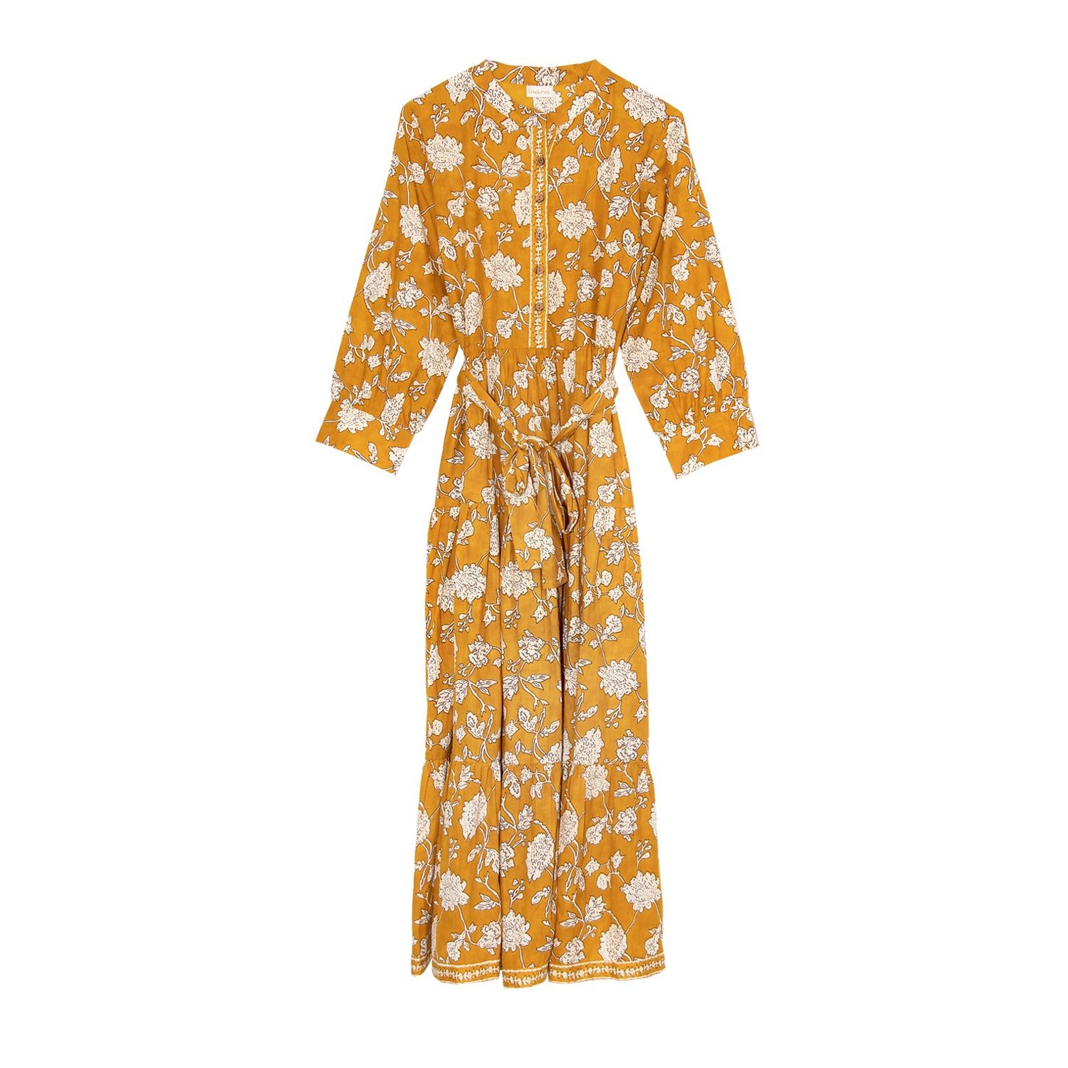 Women's Golden Tulip Cotton Dress | Extra Large | Inara