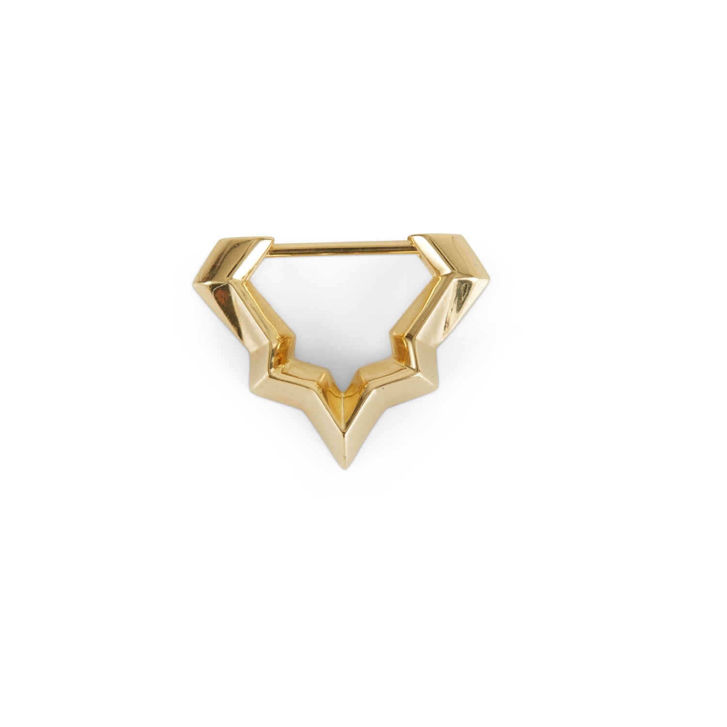 Women’s Septum Ring Hinged - Gold Kasun