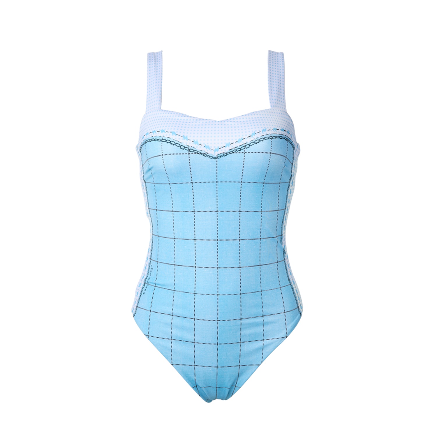 Anamaison Women's Blue Coco-look Lumi Swimsuit