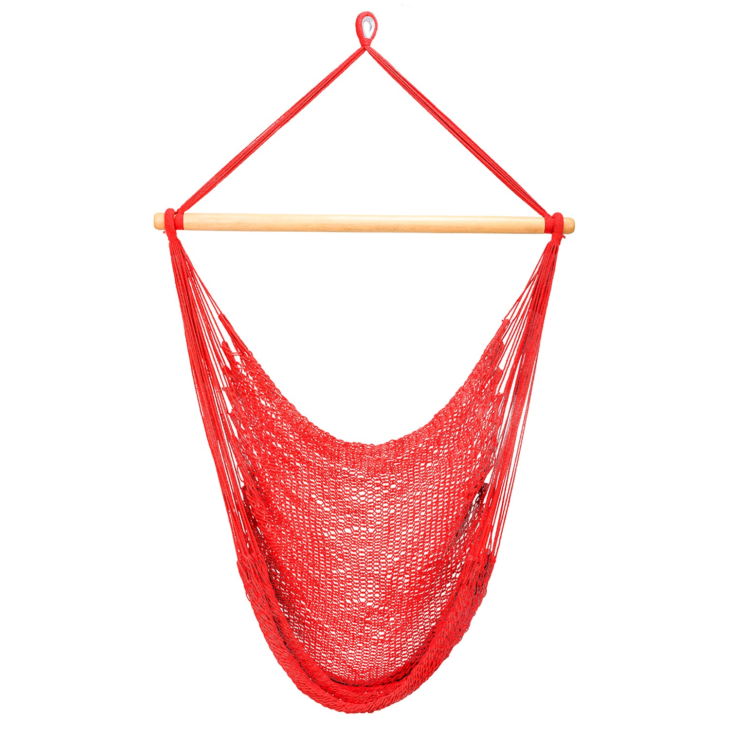 Classic Red Cotton Hammock Swing Artissanos