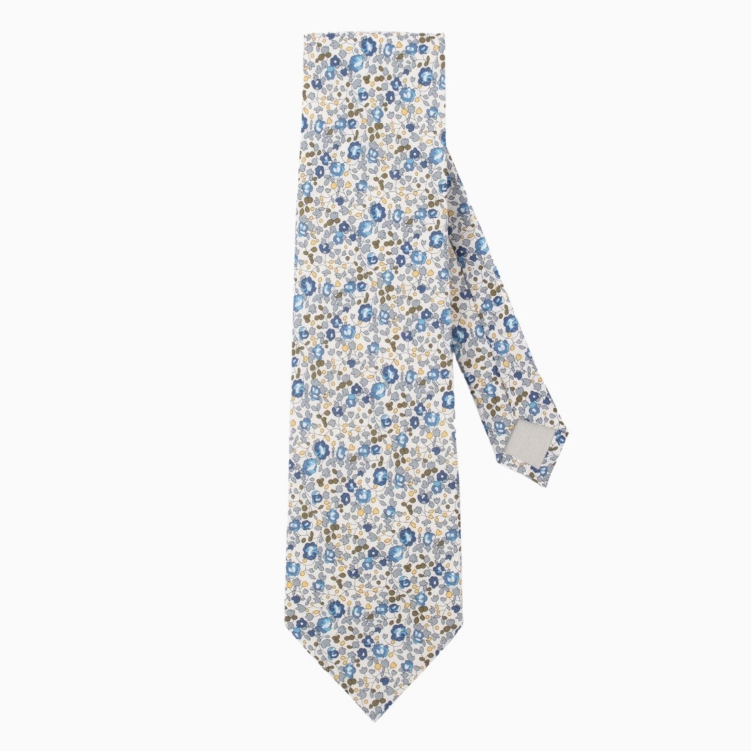 Le Colonel Men's Blue Liberty Eloise Chardon Tie