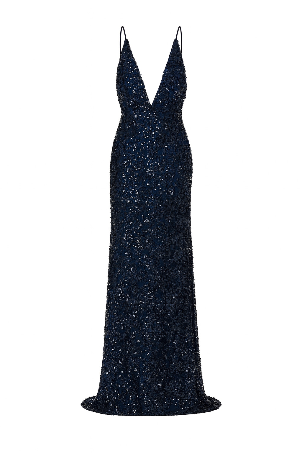 Nazli Ceren Women's Blue Selene Long Sequin Dress In Blue