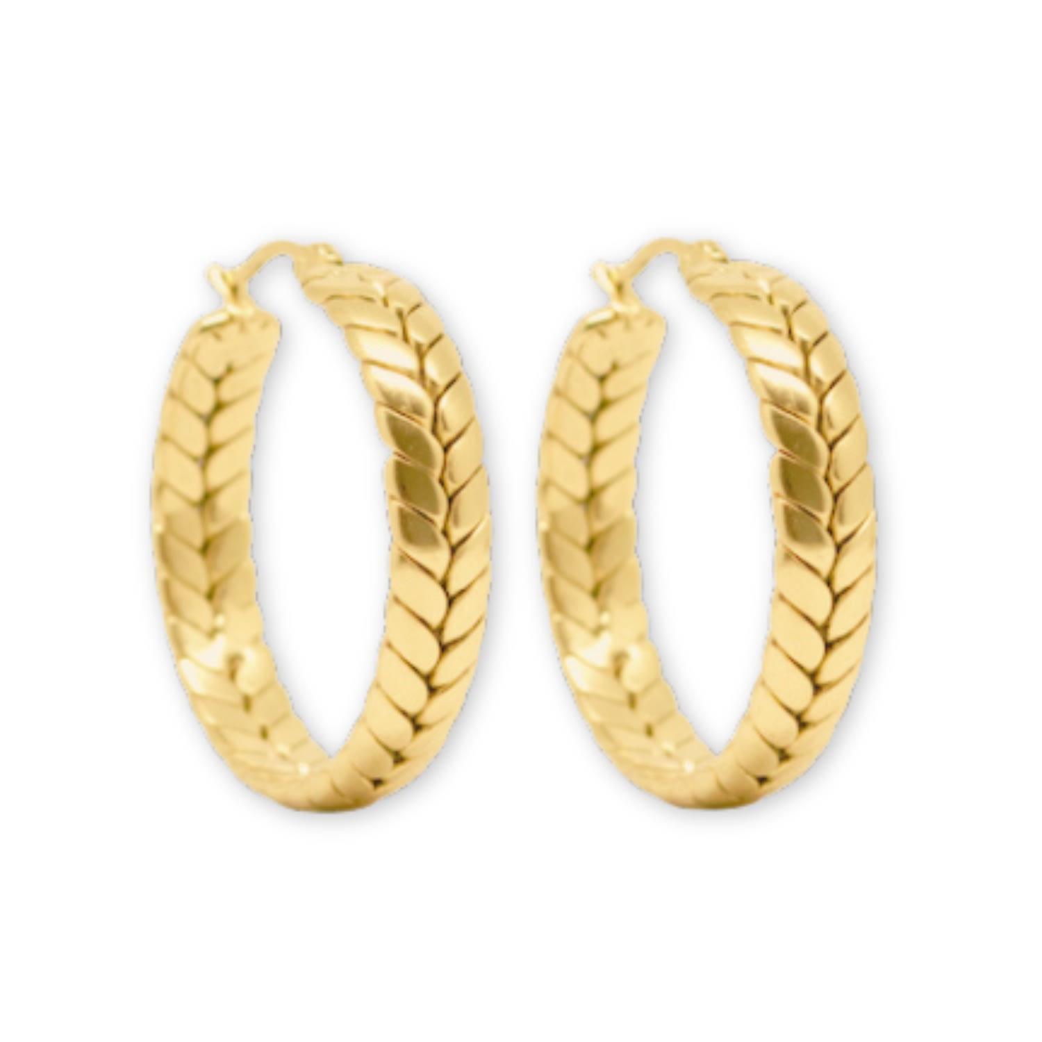 Salty Cali Women's Gold Marina Hoops - Salty Babes