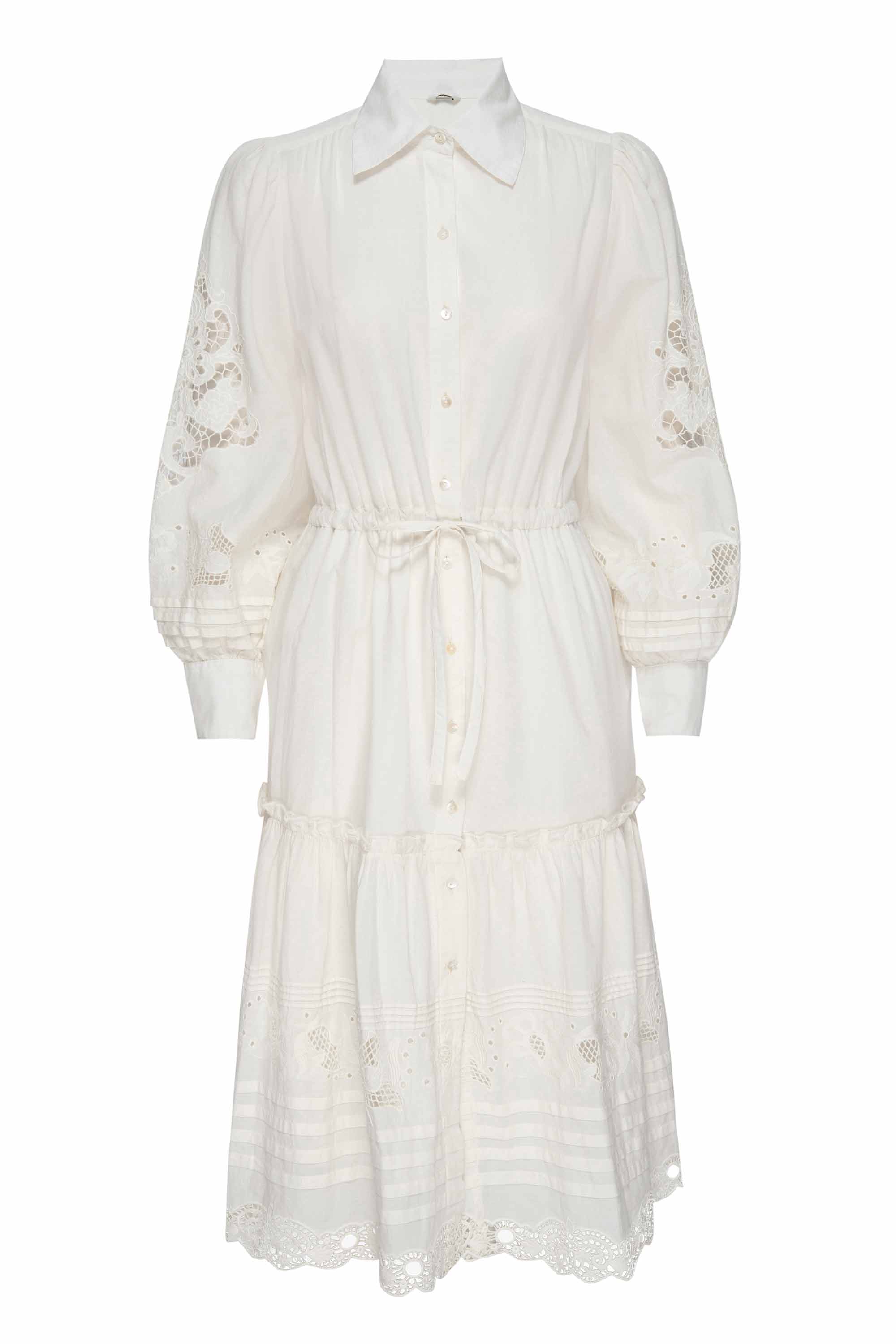 Women’s White Darcy Shirt Dress - Milky Extra Small St. Roche