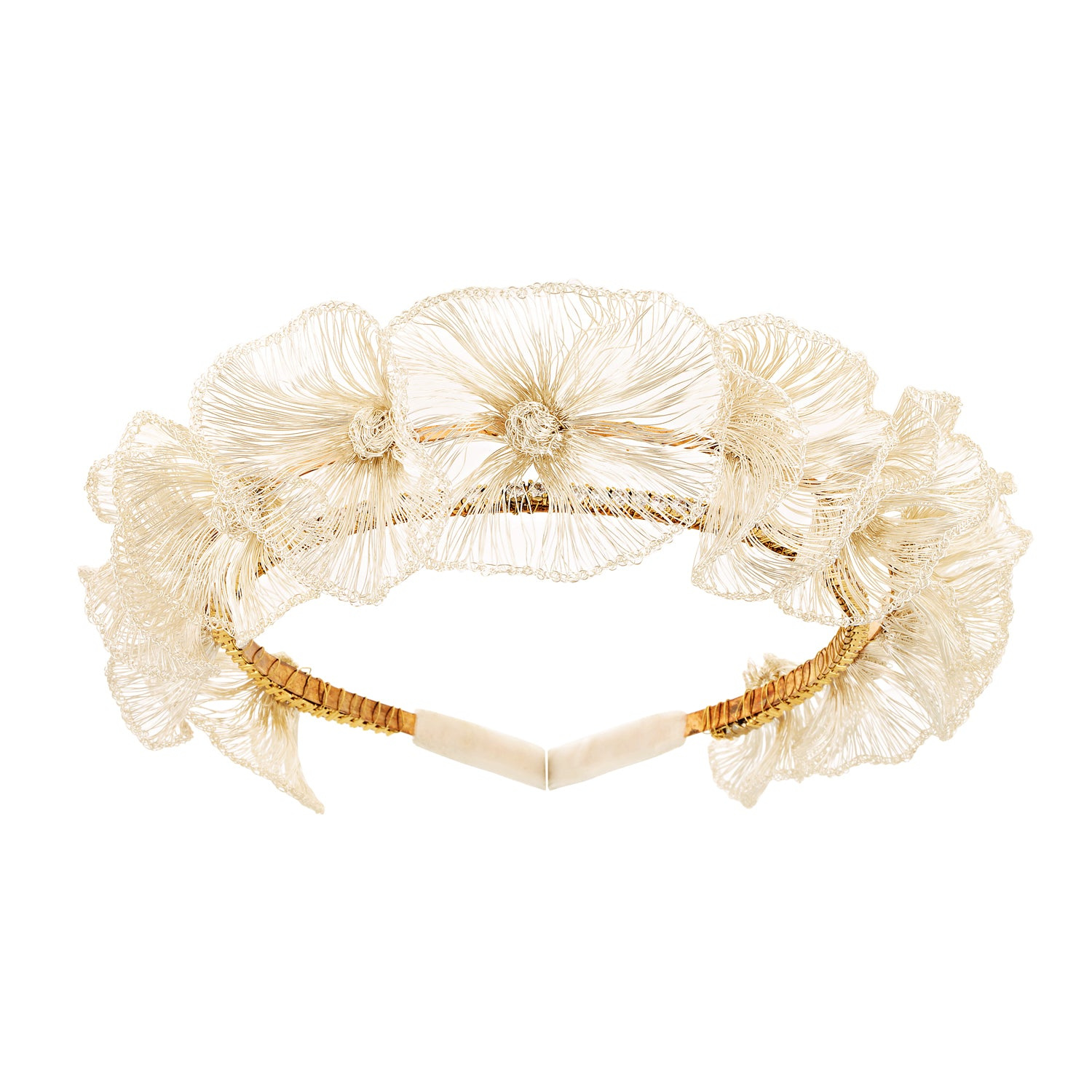 Women's Silver The Poppy Headband | Stephanie Browne Australia