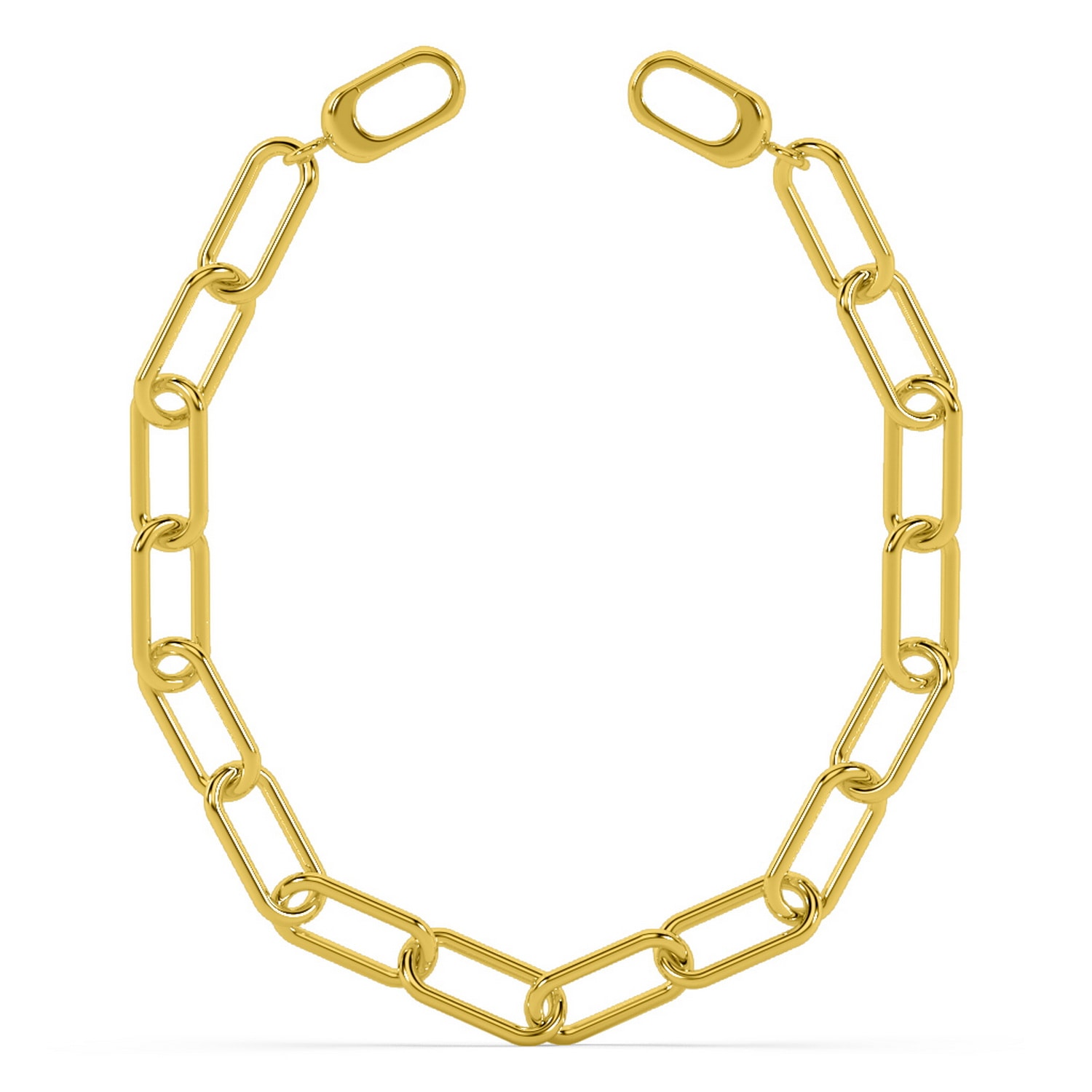 Oni Fine Jewelry Women's Bold Clip Anklet - Gold In Brown