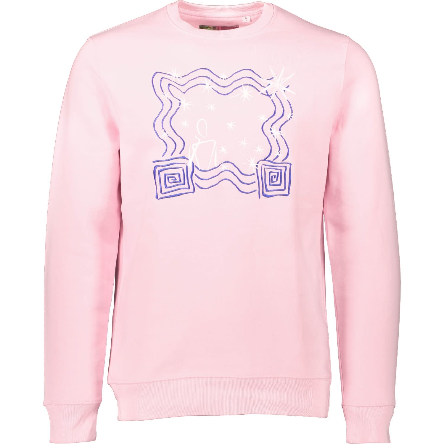 baby pink sweatshirt
