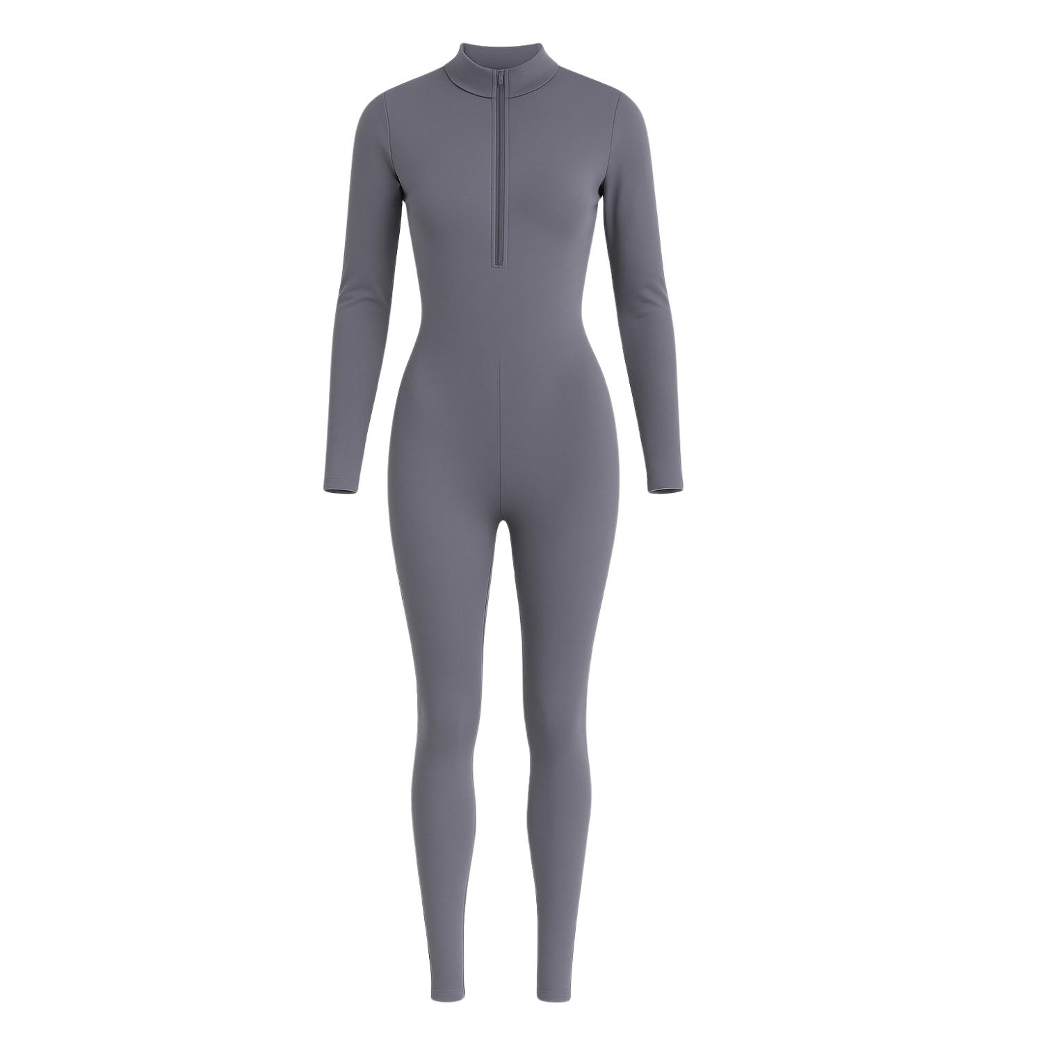 Altra Volta Women's Slate Blue Zip Athletic Jumbsuit