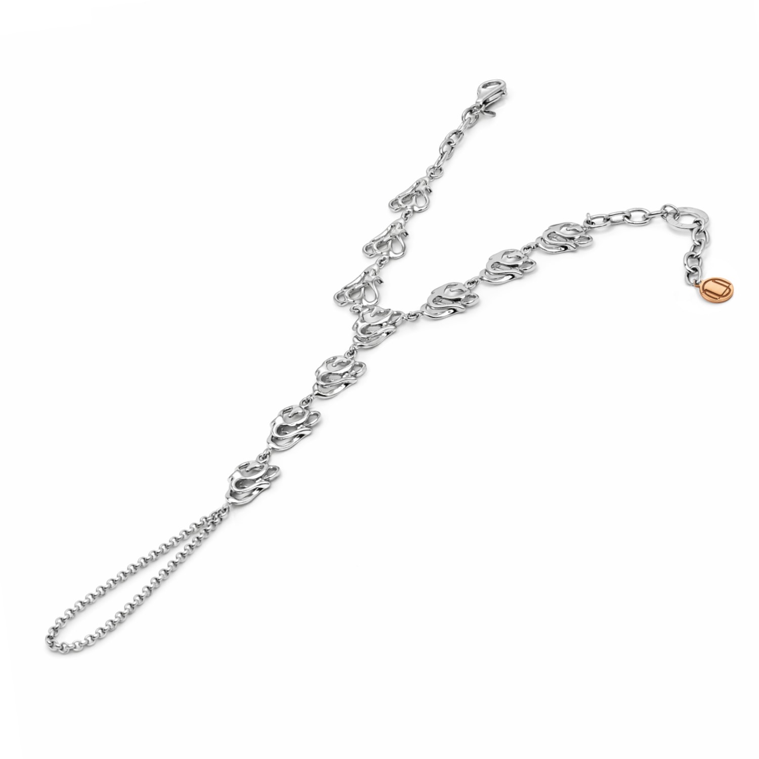 Sterling Silver Hand Chain Bracelet – Contemporary Slave Jewelry For Women | Unaloe
